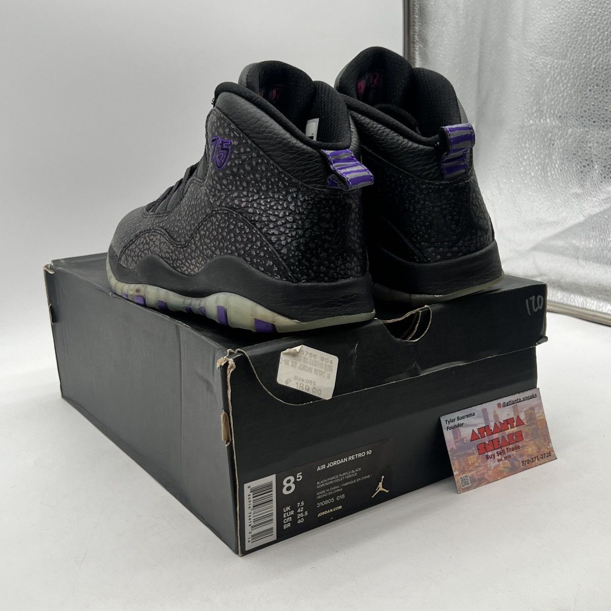 Jordan Brand Air Jordan 10 Paris Size US 8.5 / EU 41-42 - 4 Thumbnail