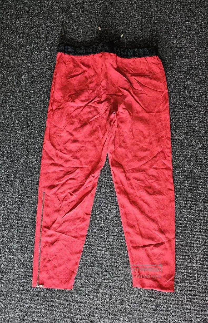 Giorgio Armani Women's Silk Track Pants.