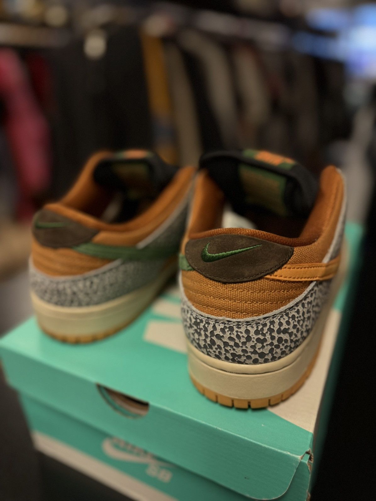 Nike Size 11 - Nike Dunk Pro SB Low Safari CD2563-002 Size US 11 / EU 44 - 5 Thumbnail