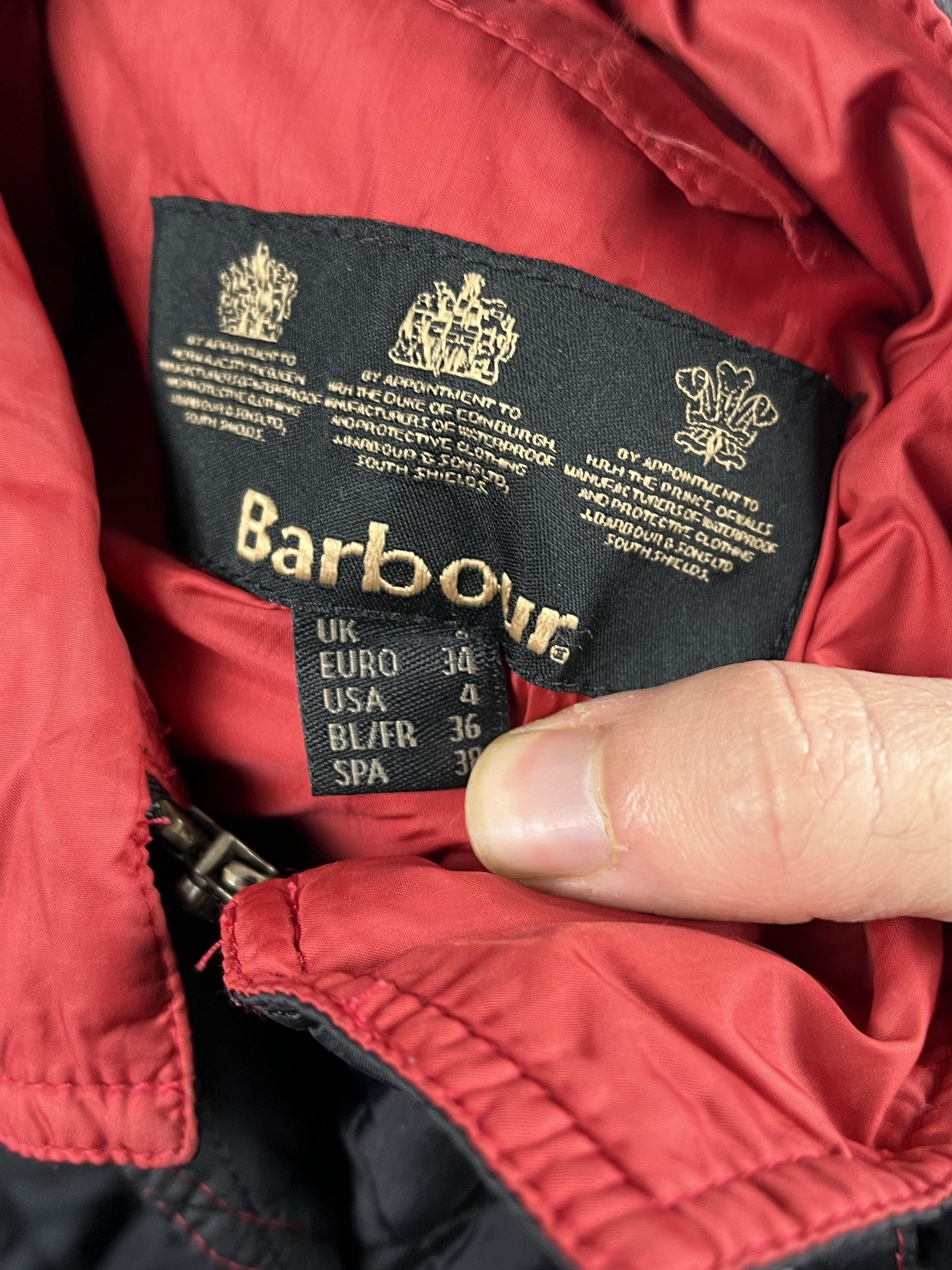 Barbour × Vintage Barbour Womens Quilted Flyweight International Jacket Size S / US 4 / IT 40 - 4 Thumbnail