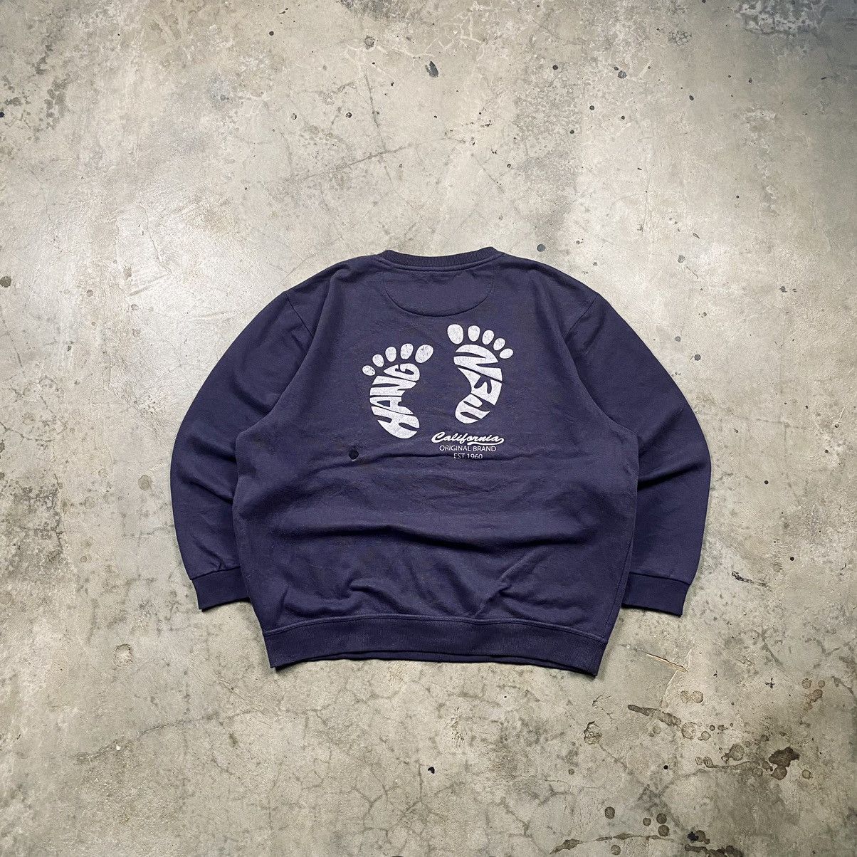 Hang Ten × Vintage y2k Hang Ten California Surf Boxy Crewneck Size US L / EU 52-54 / 3 - 1 Thumbnail