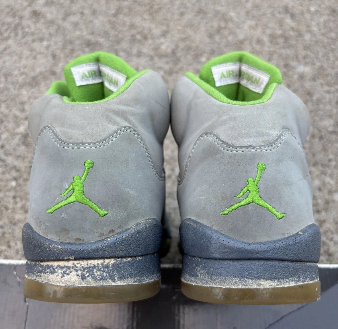 Jordan Brand Size 7-Jordan 5 GS 'Green Bean' 2006 Lightly Worn OG All Size US 7 / EU 40 - 9 Thumbnail