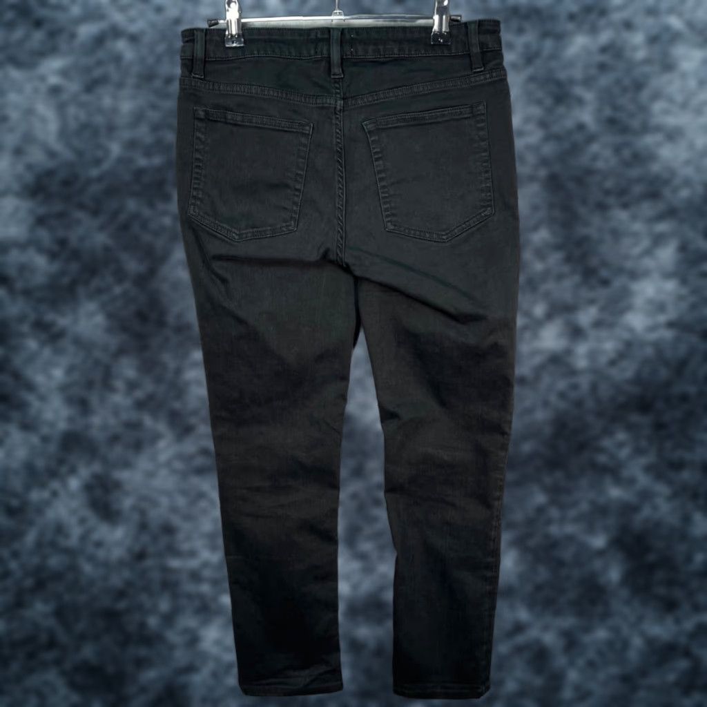 Acne Studios Mens Slim Fit Black Jeans 30x26 Cotton Blend Denim 5-Pocket