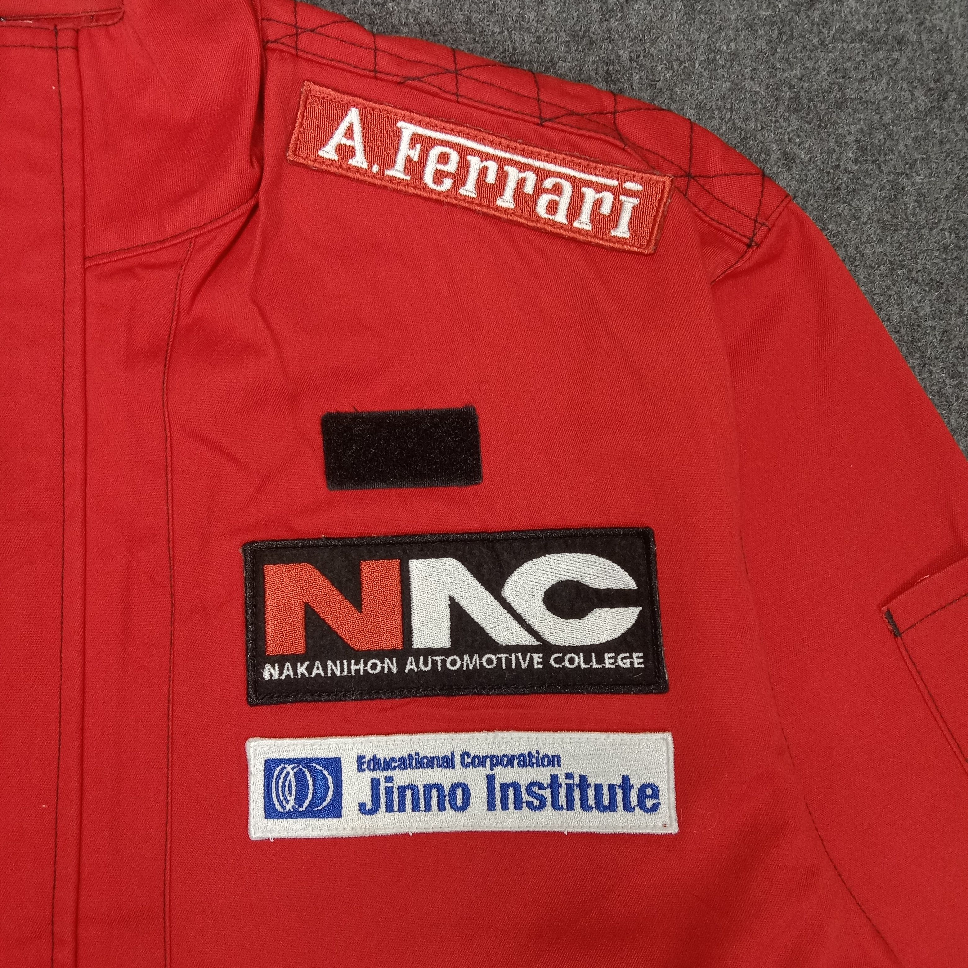 Ferrari × Vintage A.Ferrari x NNC Zipper Workwear Racing Jacket Size US XL / EU 56 / 4 - 3 Thumbnail
