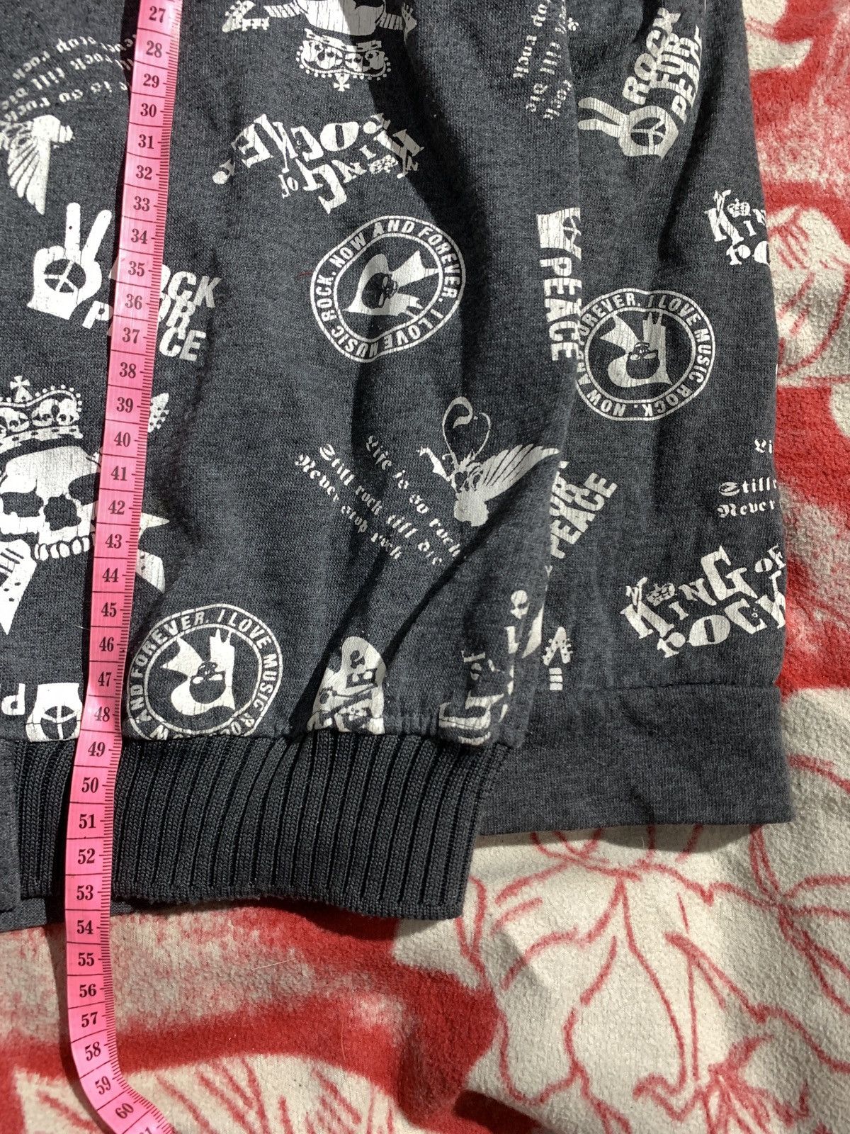 Japanese~ pf 205 skull zipper hoodie fur if six LGB style