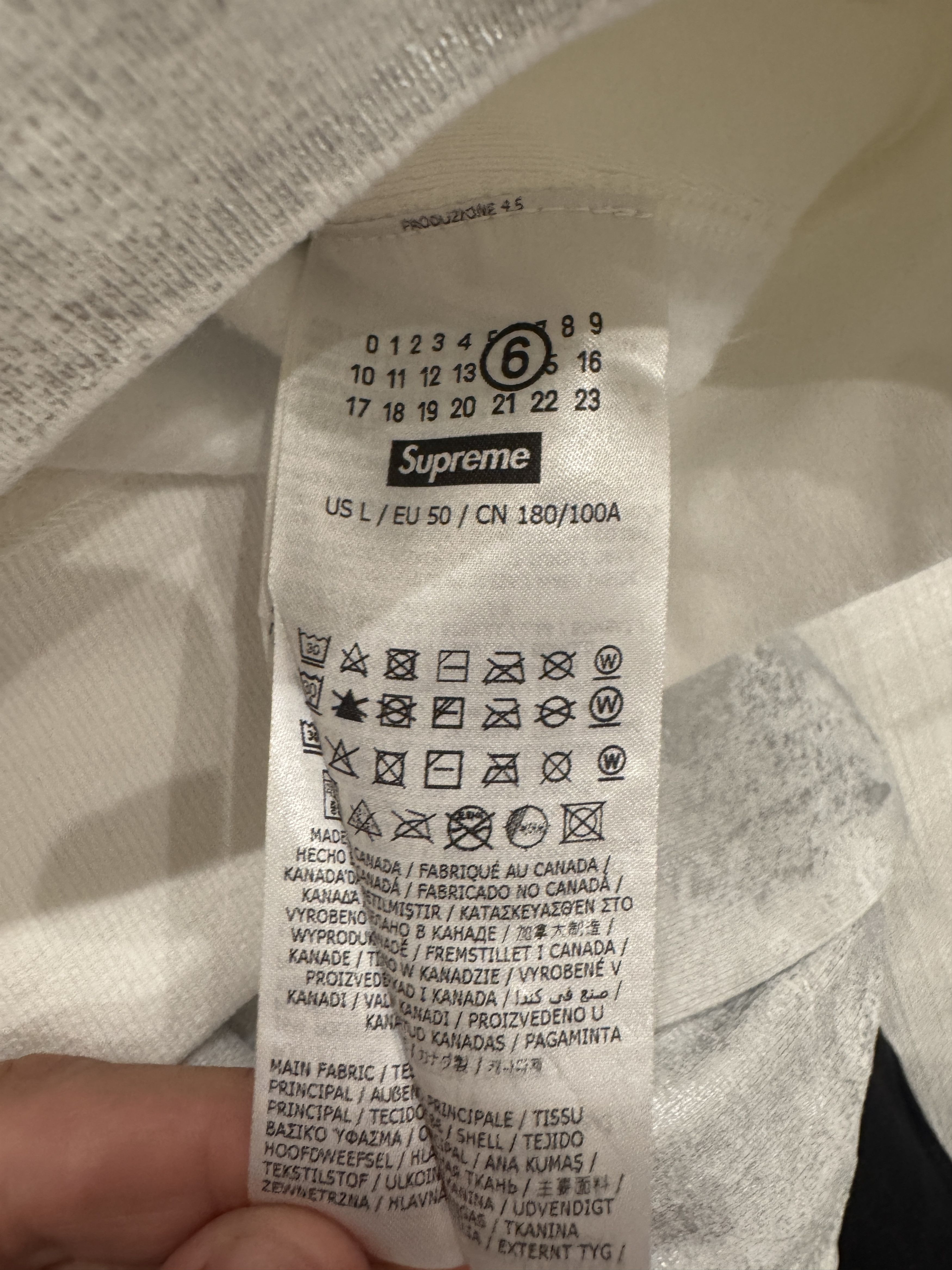 Maison Margiela × Supreme Supreme Maison Margiela Hoodie Size US L / EU 52-54 / 3 - 9 Thumbnail