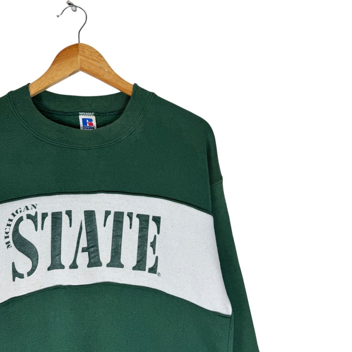 Russell Athletic 🌟VTG 90s MICHIGAN STATE SWEATSHIRTS Size US L / EU 52-54 / 3 - 4 Thumbnail