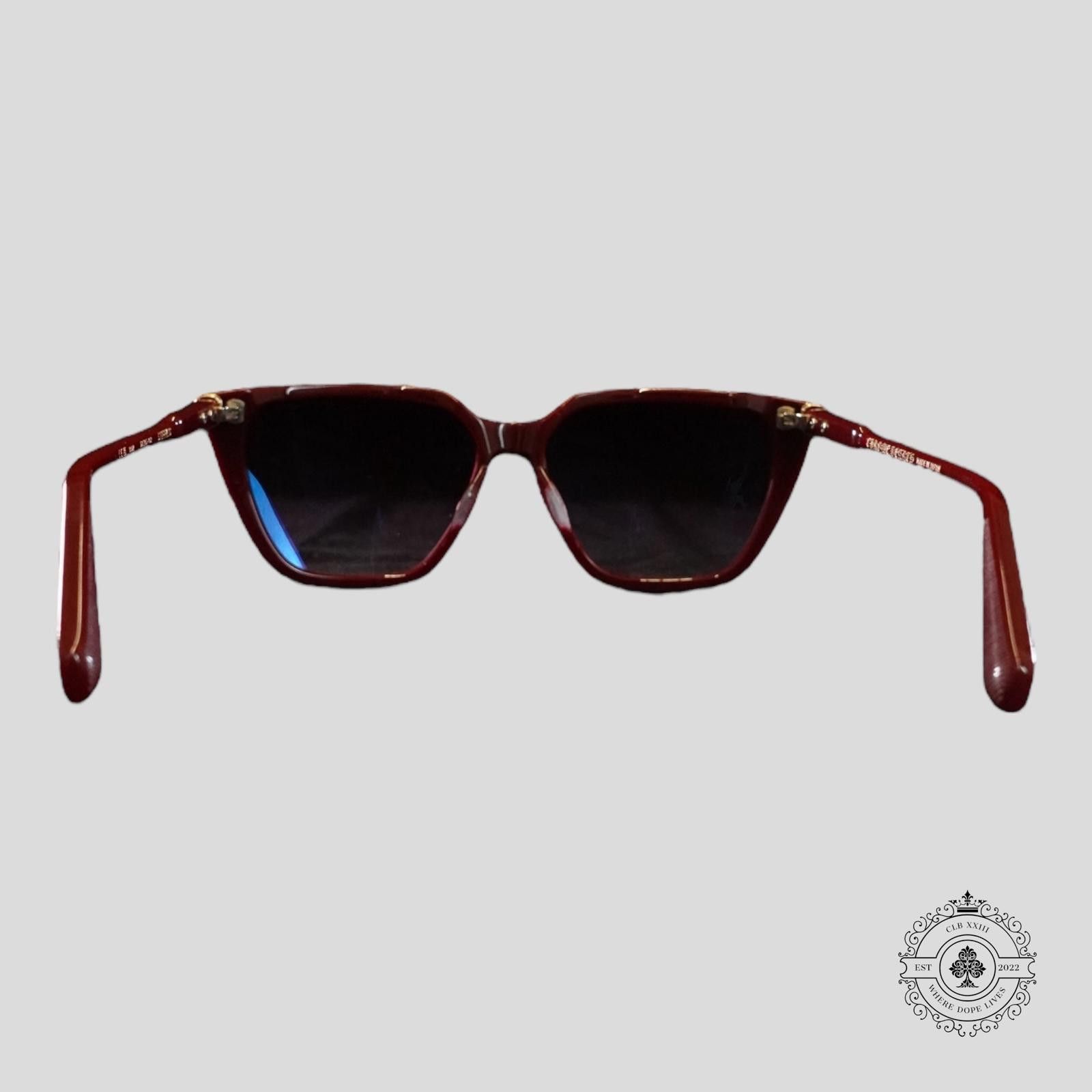 Chrome Hearts Chrome Hearts Stifflins Glasses in Red/Gold Size ONE SIZE - 3 Thumbnail