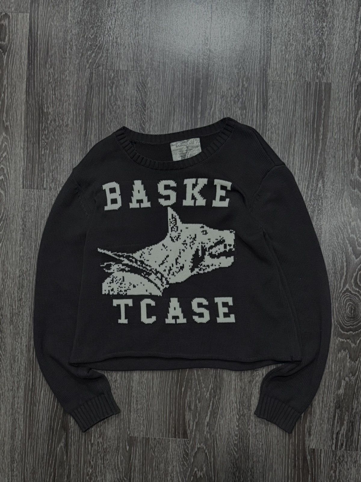 basketcase gallery Basketcase Gallery Raw College Knit Sweater