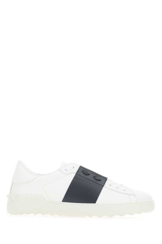 Valentino o1s22i1n1224 Low-Top Sneakers in White Black Size US 7 / EU 40 - 1 Thumbnail