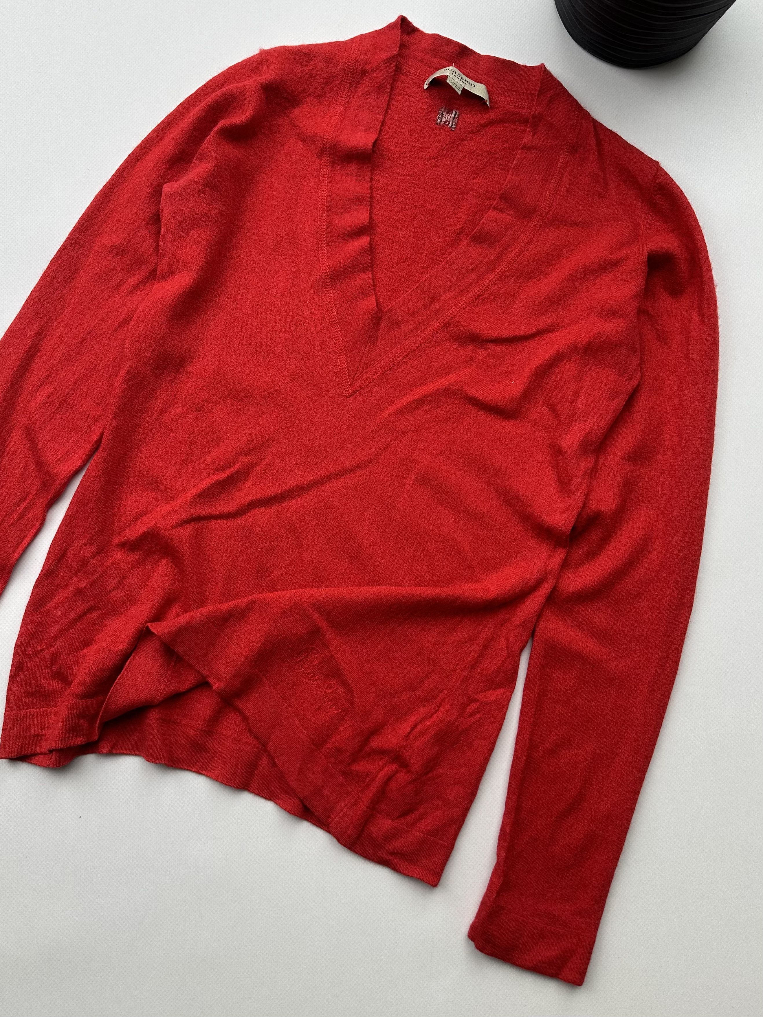 Burberry Burberry Vintage Silk/Cashmere Sweater (292) Size XS / US 0-2 / IT 36-38 - 3 Thumbnail