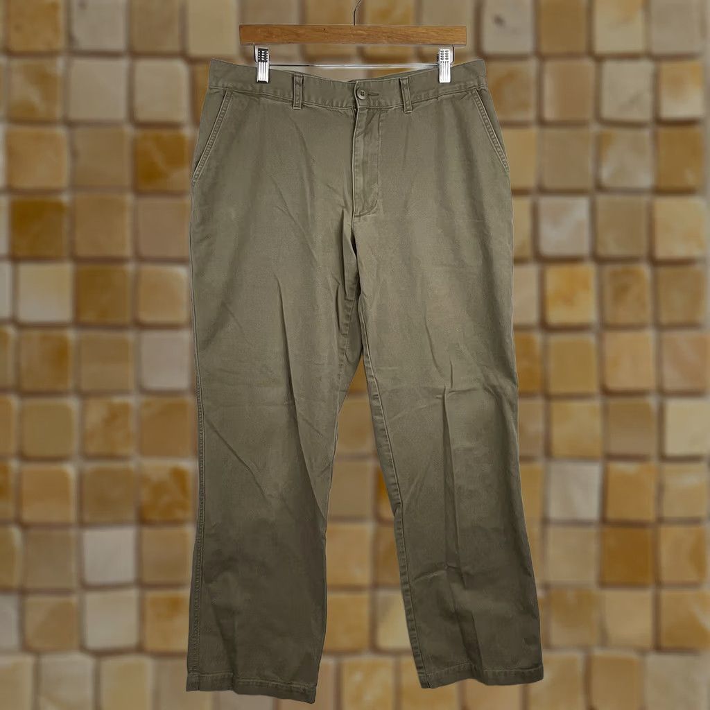 Patagonia Patagonia Pants Chino Men's Organic Cotton Brown Regular Wide-Leg 33x31.5 Inseam 28? Size US 35 - 1 Thumbnail