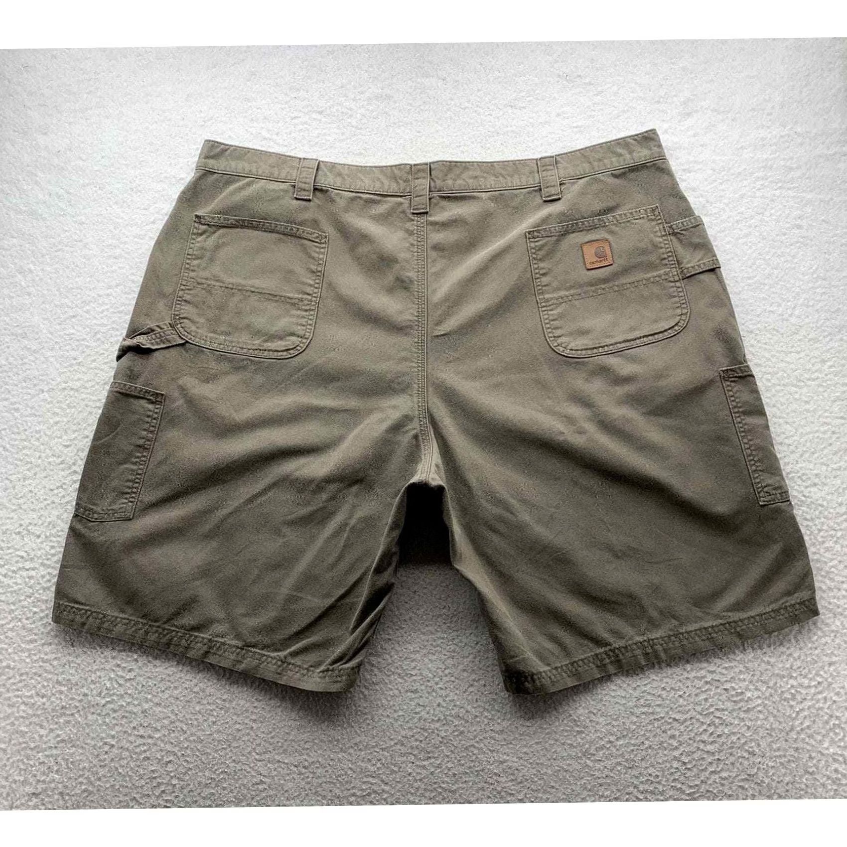 Carhartt Carhartt Shorts Mens 47x10 Utility Pocket High Rise Dad B147 Brown Twill Size US 30 / EU 46 - 2 Thumbnail