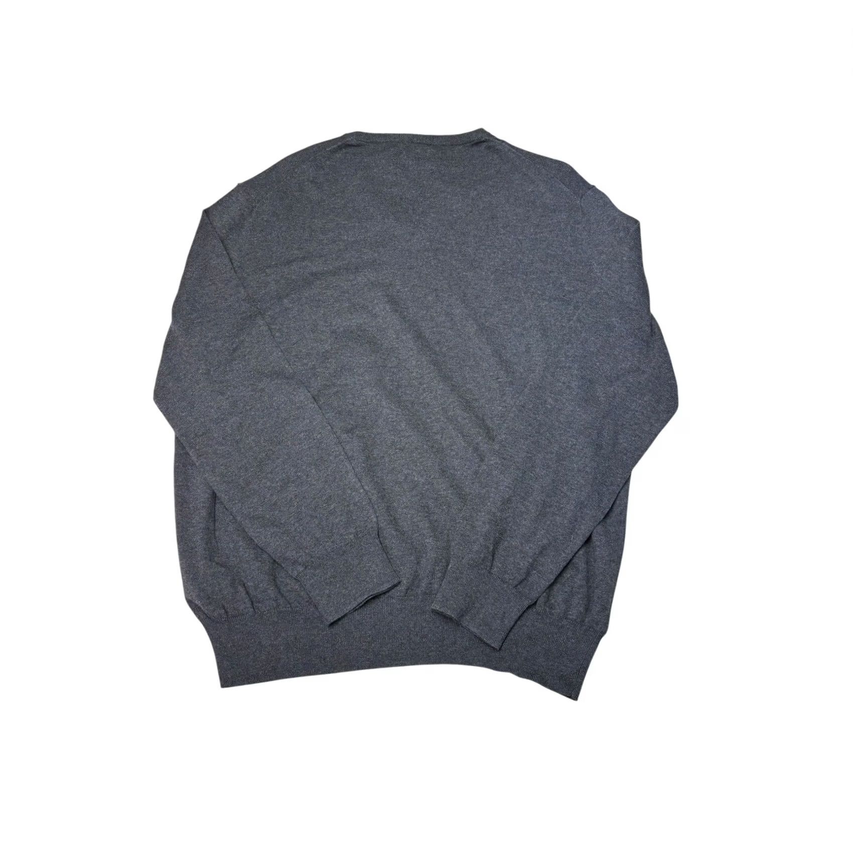 Polo Ralph Lauren Polo Ralph Lauren Mens Sweater V-Neck Gray Purple Pony Large Size US L / EU 52-54 / 3 - 6 Thumbnail