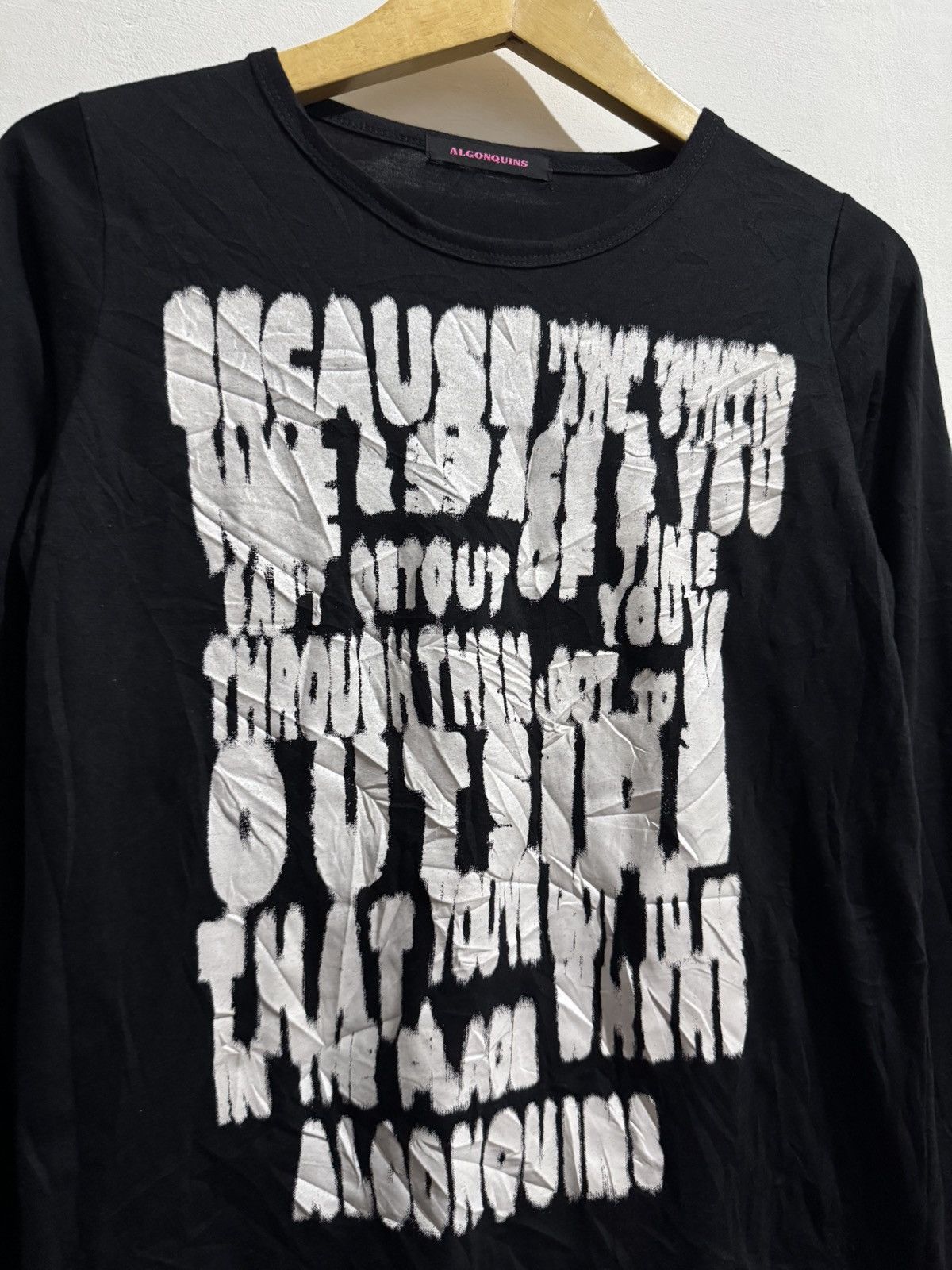 Hysteric Glamour Y2k Algonquins poem ifsixwasnine longsleeve Size S / US 4 / IT 40 - 3 Thumbnail