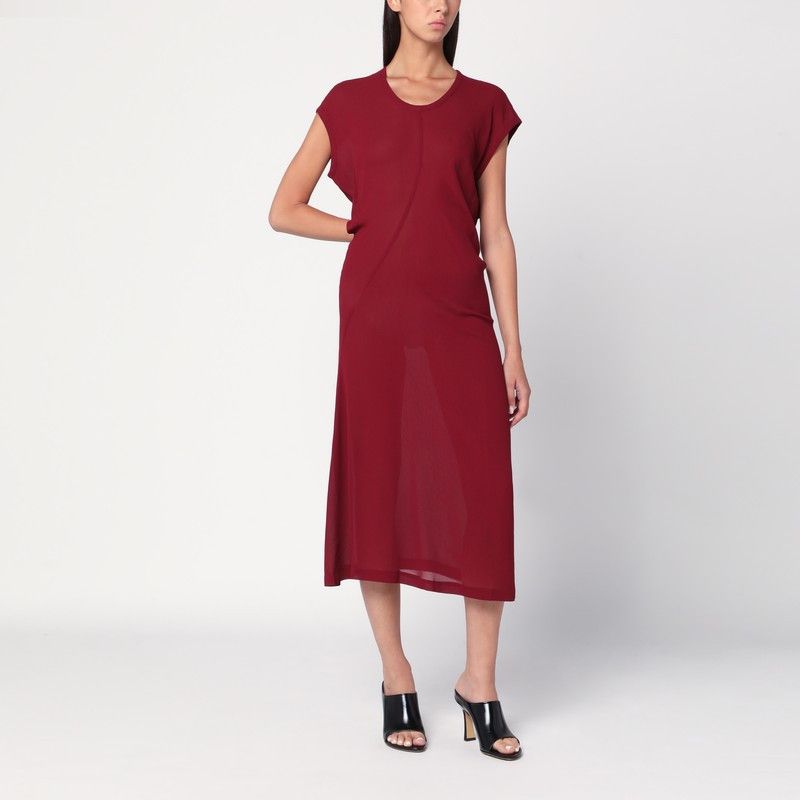 6397 S-Curve Dress In Bordeaux Chiffon