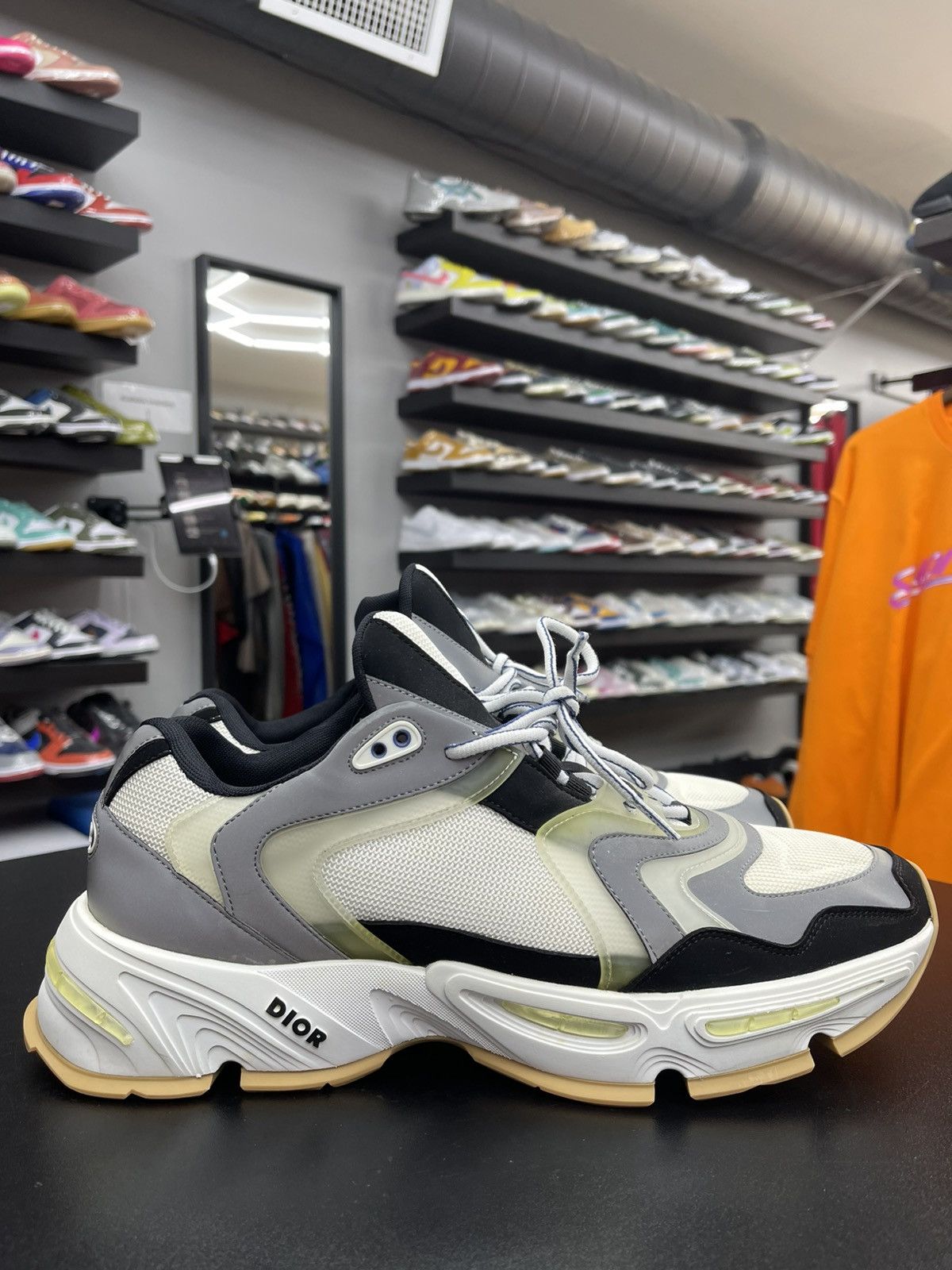 Dior Size 14US/47EU - Dior CD1 Black & Grey Retail 1,100 Size US 14 / EU 47 - 3 Thumbnail
