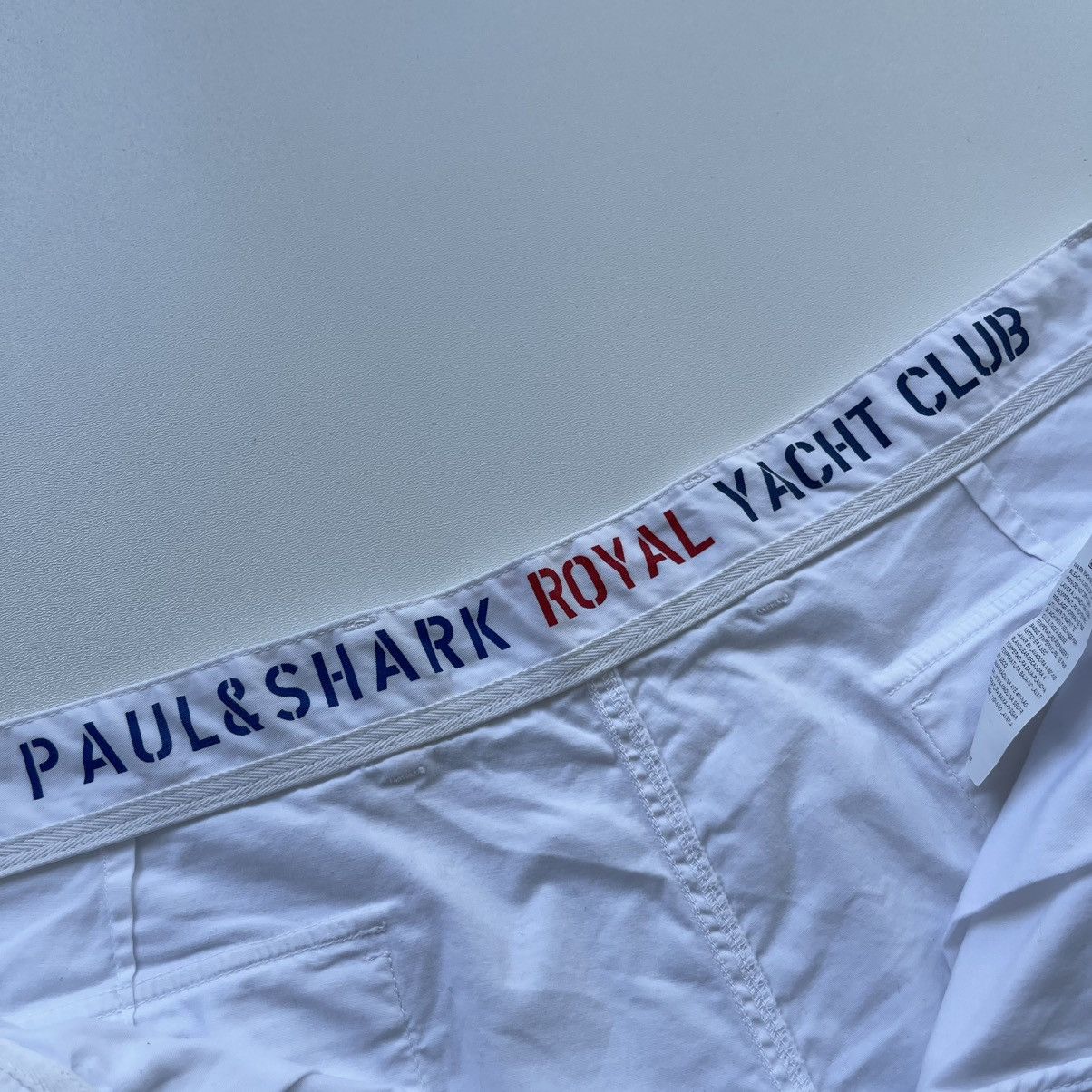 Paul & Shark Paul & Shark Yachting Royal Cotton Cargo Shorts White Size US 42 / EU 58 - 8 Thumbnail