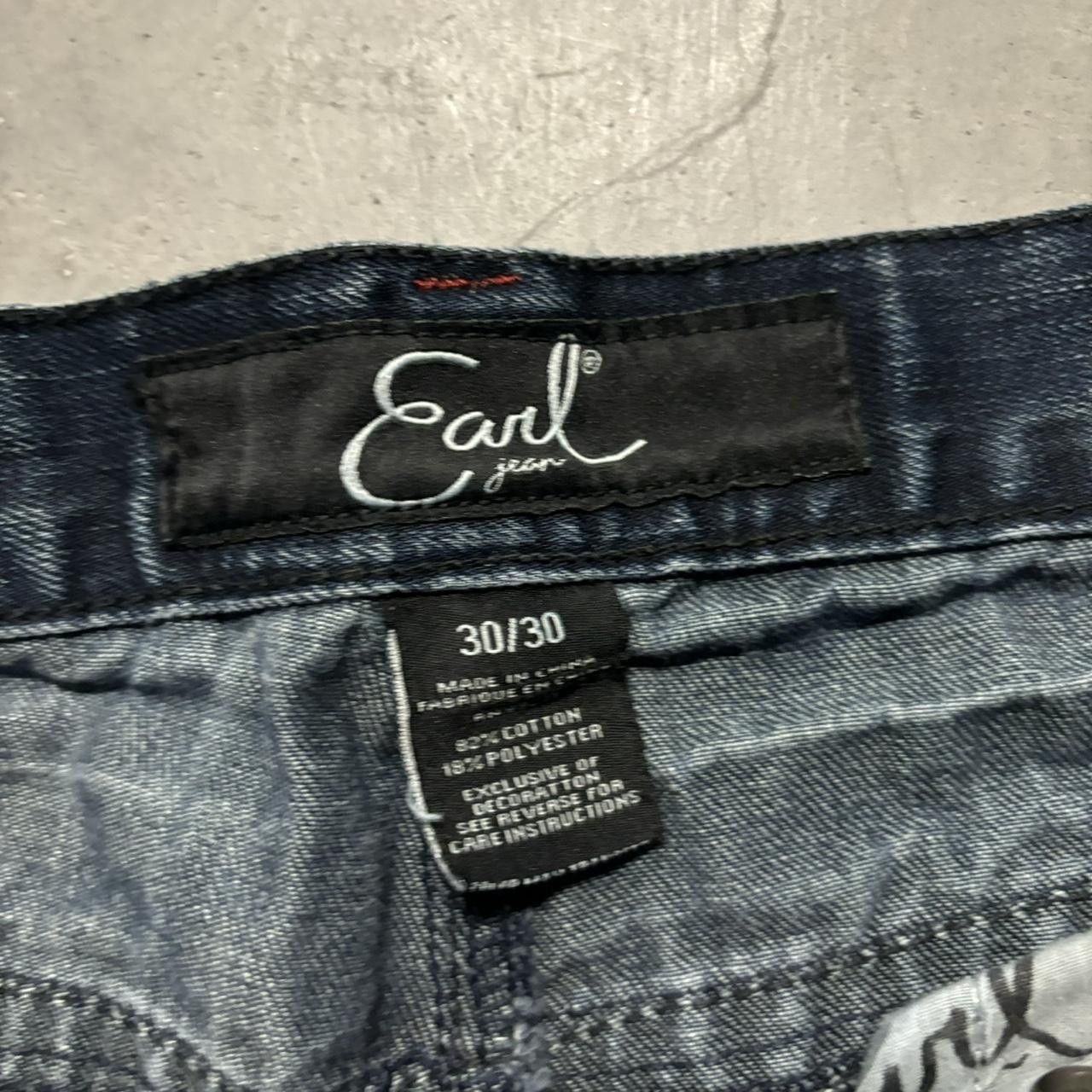 Japanese Brand × Vintage Crazy Vintage Y2K/2000s Grunge Dark Wash Mall Goth Skinny Jeans! Size US 30 / EU 46 - 8 Thumbnail