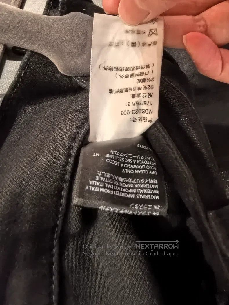 Amiri Amiri Size 31 Black waist-high cashmere jeans Size US 31 - 5 Thumbnail