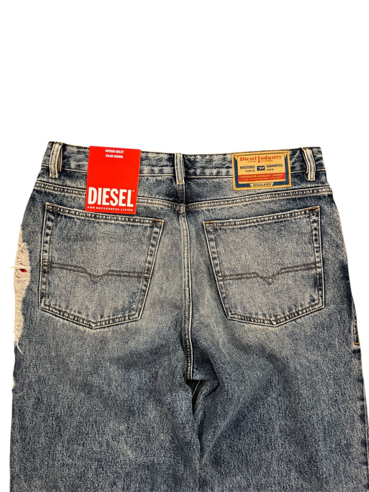 Diesel 🔥450$ Diesel 1955 D-Rekiv Straight Jeans/Diesel Rekiv Jeans Size US 34 / EU 50 - 16 Thumbnail