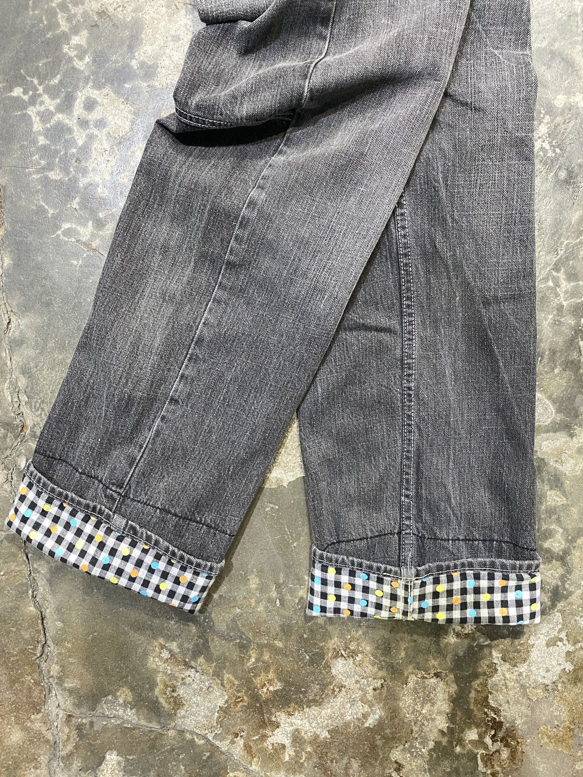 Japanese Brand Rare vintage memory special double waist punk bondage zipper Size US 33 - 19 Thumbnail