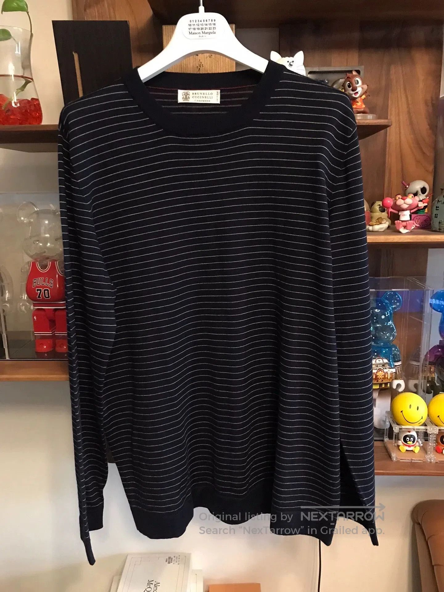 Brunello Cucinelli Brunello Cucinelli Striped Sweater. Size US L / EU 52-54 / 3 - 1 Thumbnail
