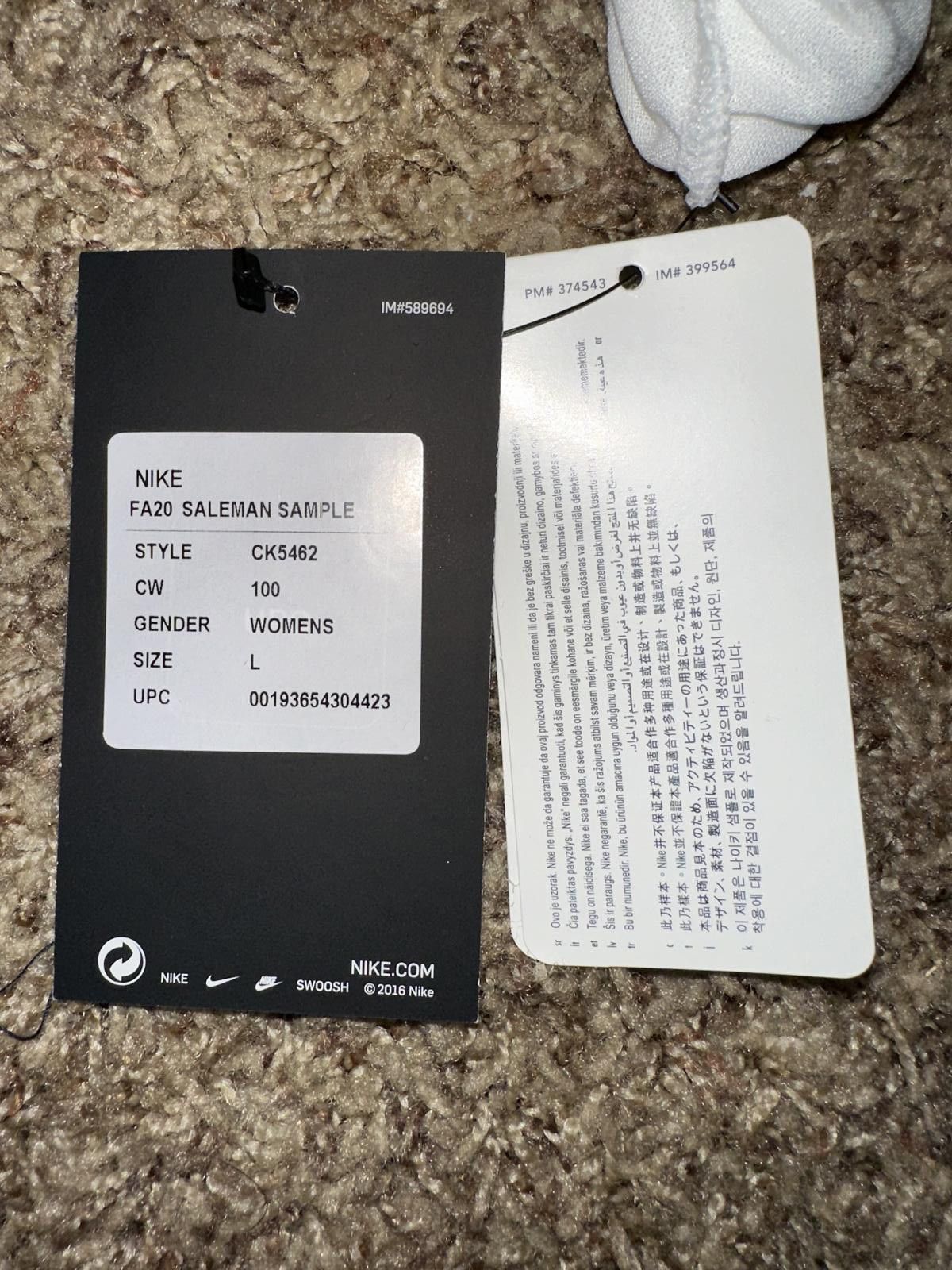 Nike Nike Women’s 2020-2021 Vapor Match Soccer Pro Match Shorts Sample Size 36" / US 14 / IT 50 - 6 Thumbnail
