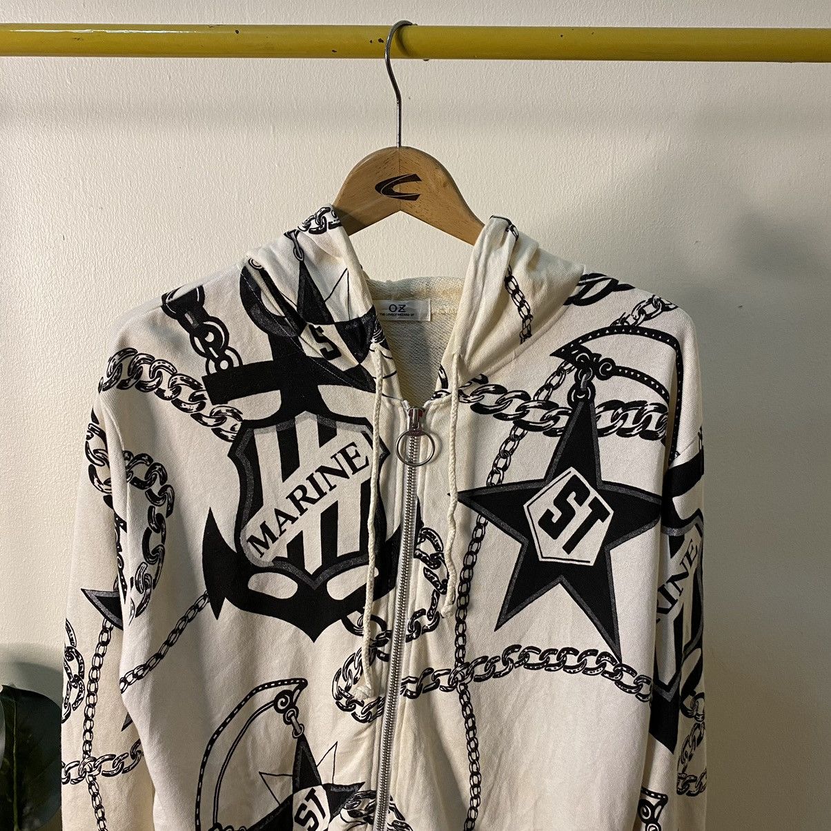Affliction × Vintage The Lovely Wizard of OZ Affliction Detailing Zip Up Hoodie Size US S / EU 44-46 / 1 - 2 Thumbnail