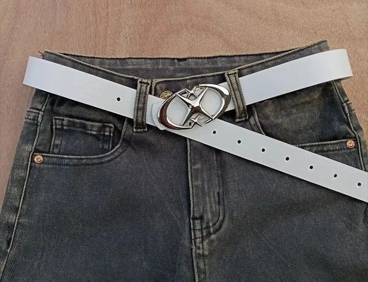 Japanese Brand White Triple Star Belt Size ONE SIZE - 2 Thumbnail