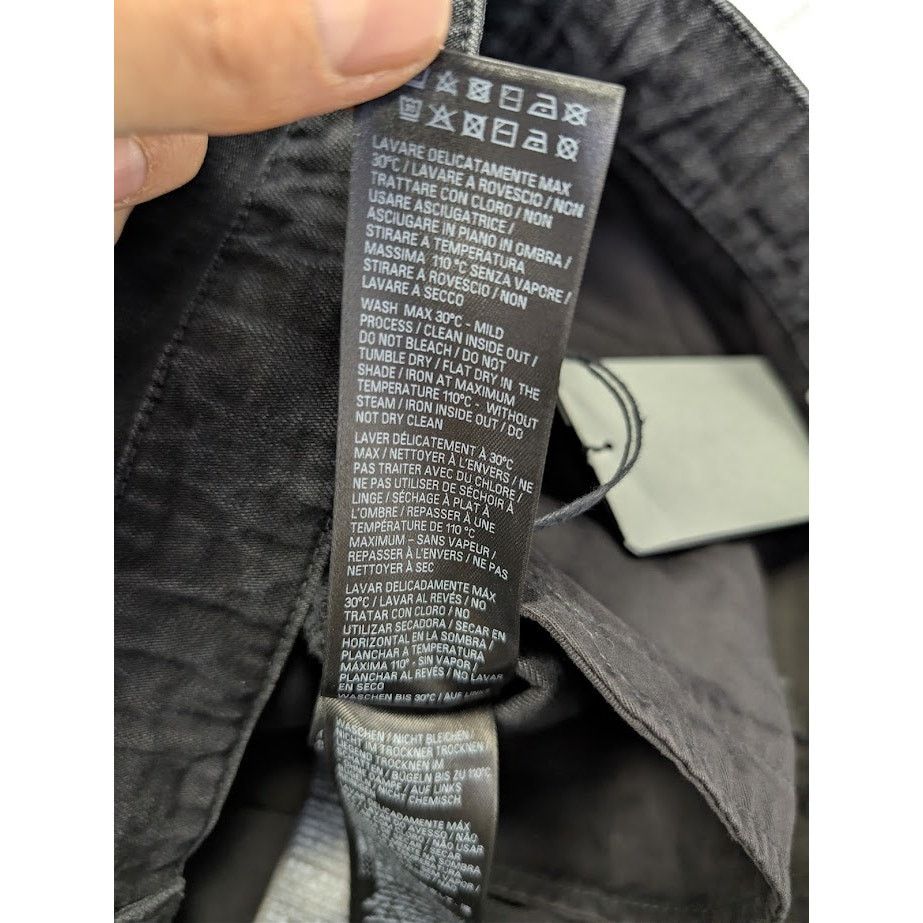 Balenciaga o1rshd1 Hybrid Baggy Denim Pants in Black Size US 30 / EU 46 - 19 Thumbnail