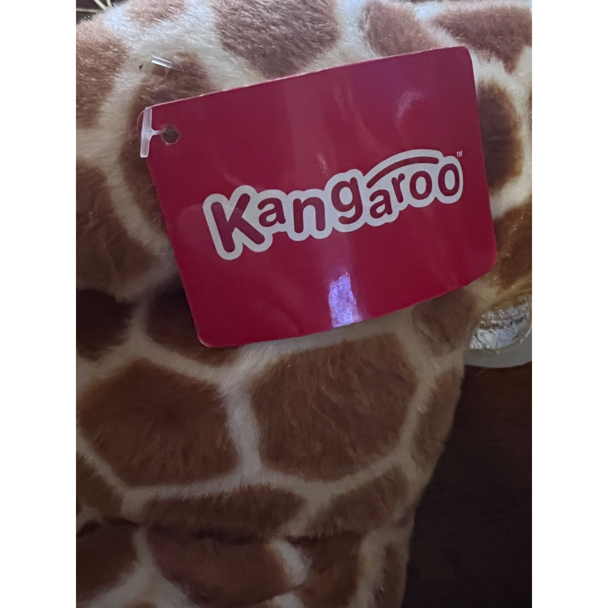 Vintage Kangaroo Giraffe Stuffed Animal Plush Toy Large New With Tag Size ONE SIZE - 8 Thumbnail