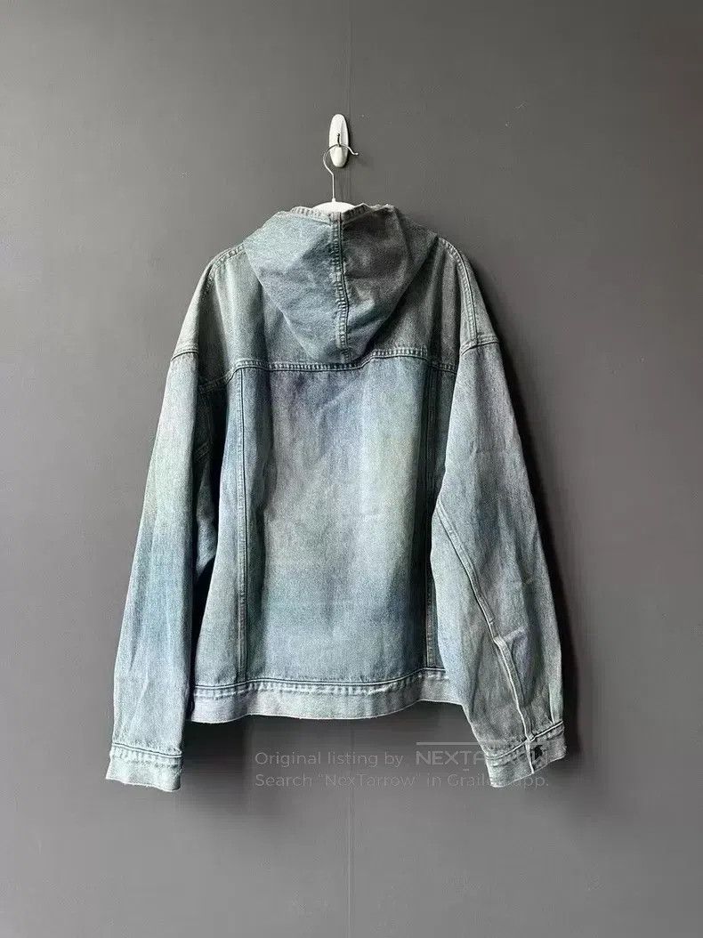Balenciaga Balenciaga Denim hoodie Size US M / EU 48-50 / 2 - 2 Thumbnail