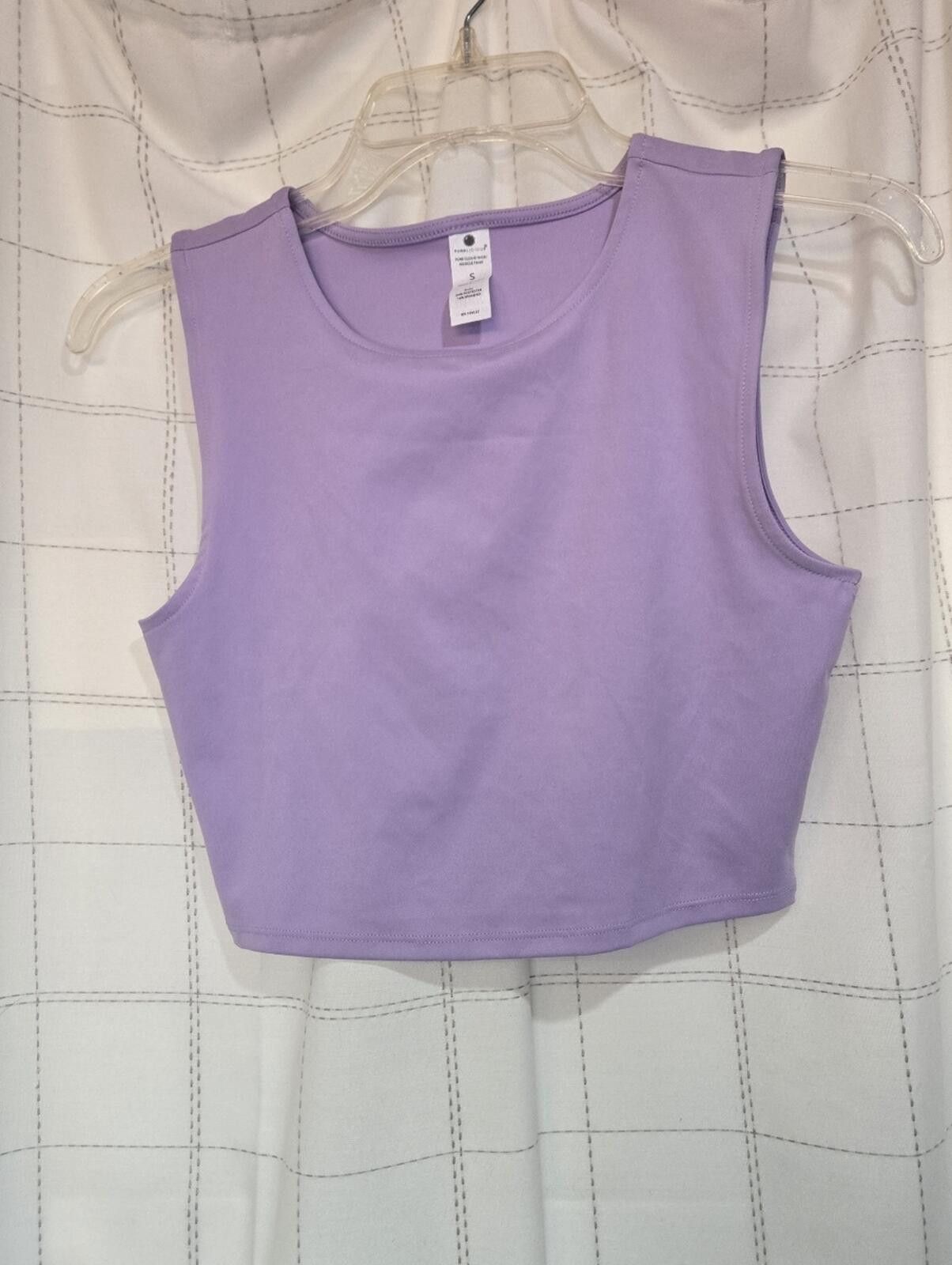 Other Yogalicious Pure Cloud Nicki Muscle Cropped Tank Top Size S / US 4 / IT 40 - 1 Thumbnail