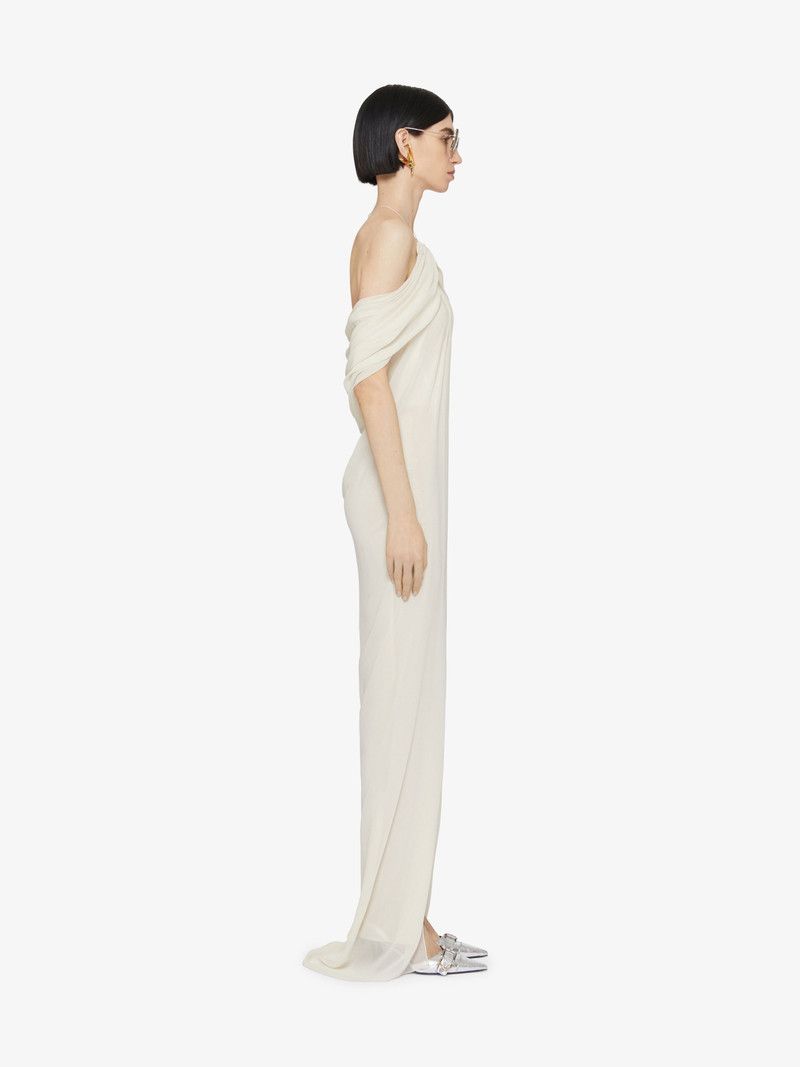 Givenchy o1n1vont0326 Evening Draped Dress in Black Size M / US 6-8 / IT 42-44 - 3 Thumbnail