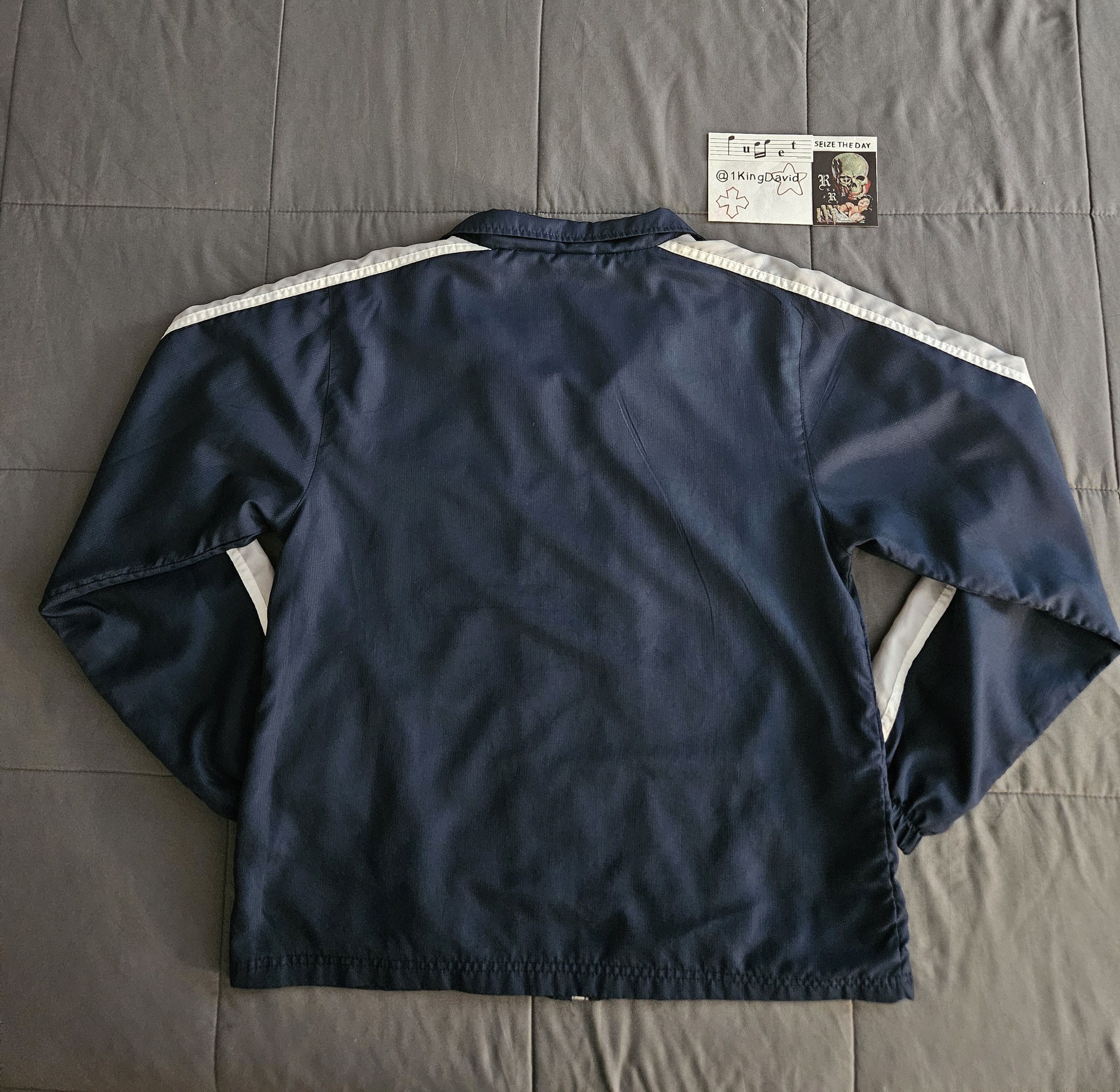 Starter Starter Navy Windbreaker Size US M / EU 48-50 / 2 - 2 Thumbnail