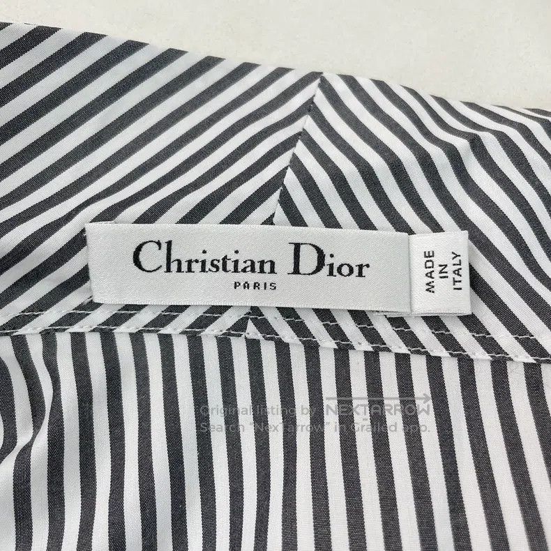 Dior Dior Vertical striped irregular shirt Size XXS / US 00 / IT 34 - 6 Thumbnail