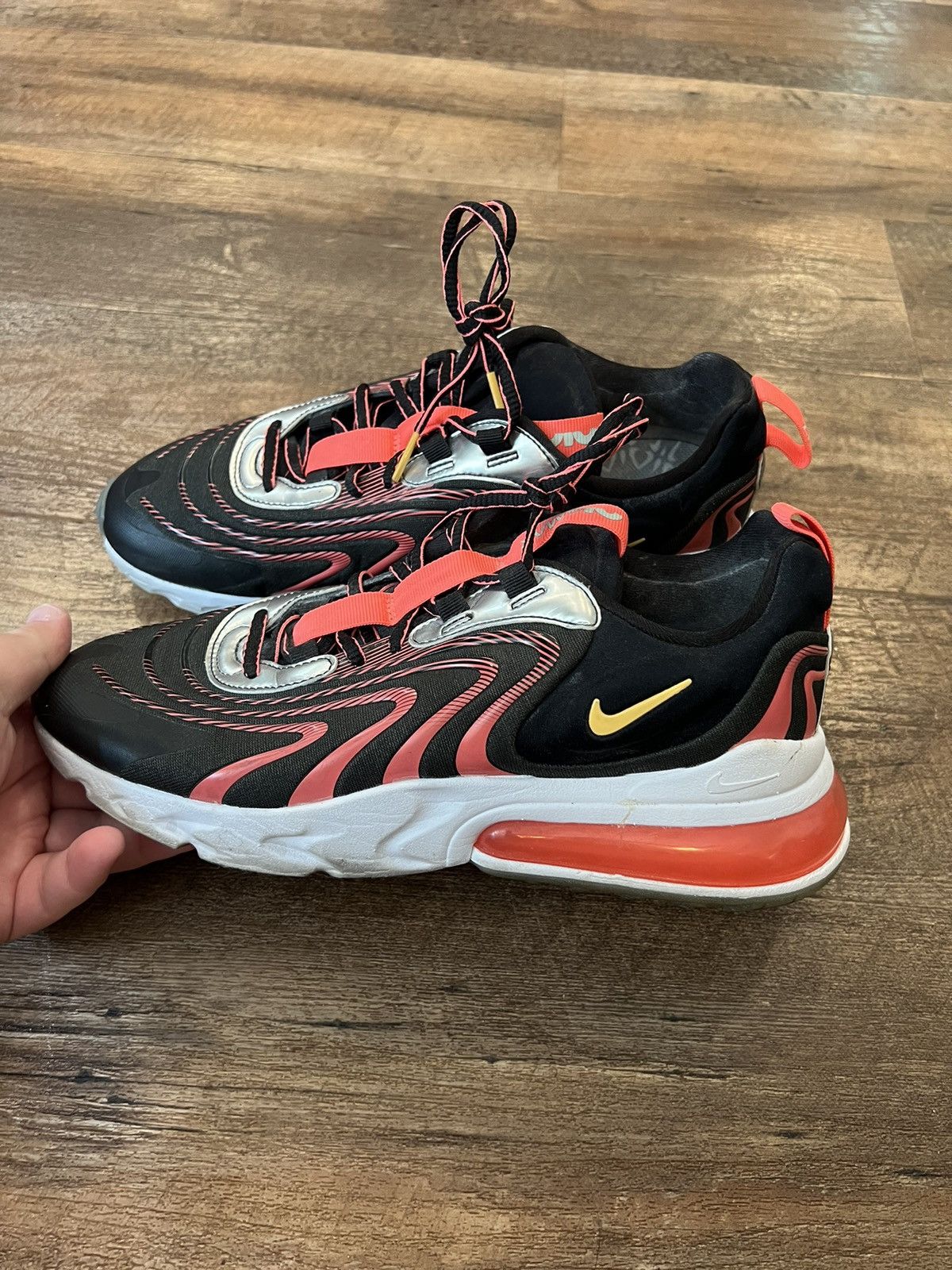 Nike Nike Air Max 270 REACT ENG CW7302-001 Men’s Size 8.5 Black Size US 8.5 / EU 41-42 - 7 Thumbnail