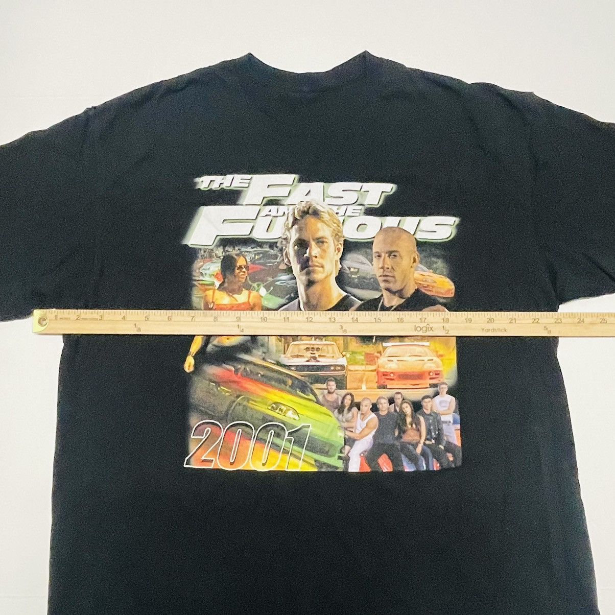 Vintage Vintage 2001 The Fast And Furious T-Shirt Movie Size US XL / EU 56 / 4 - 6 Thumbnail