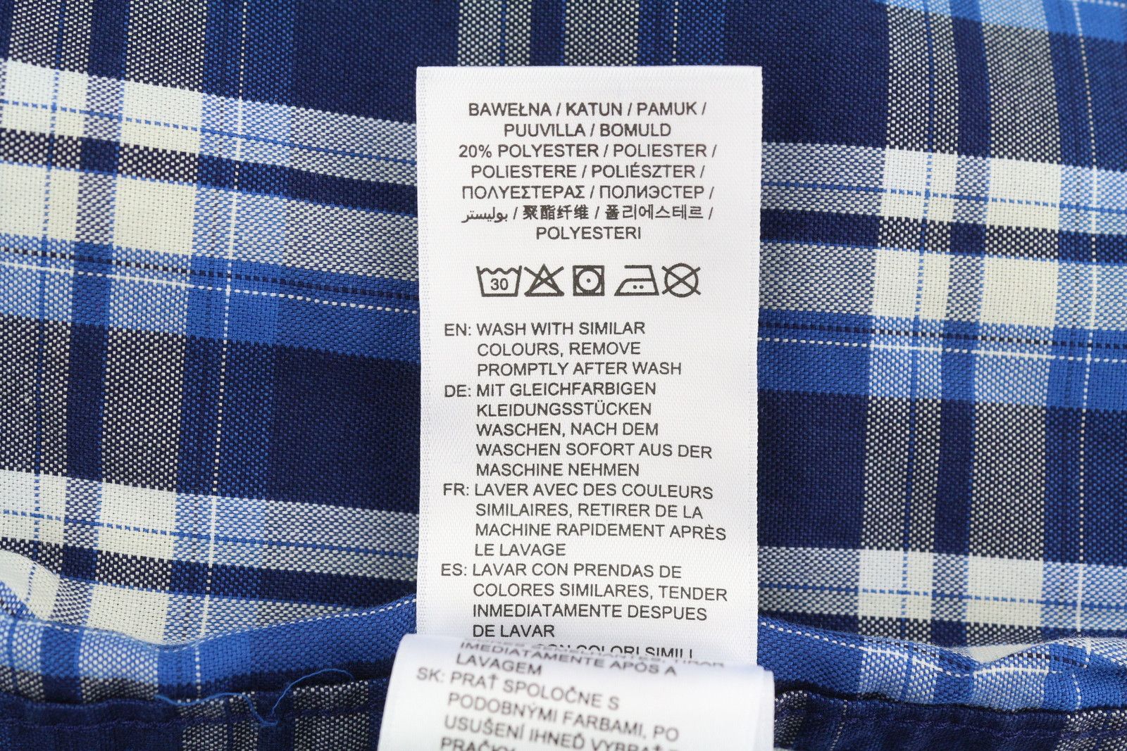Gant TECH PREP OXFORD CHECK XL Blue Button-Down Shirt 87489 Size US XL / EU 56 / 4 - 8 Thumbnail
