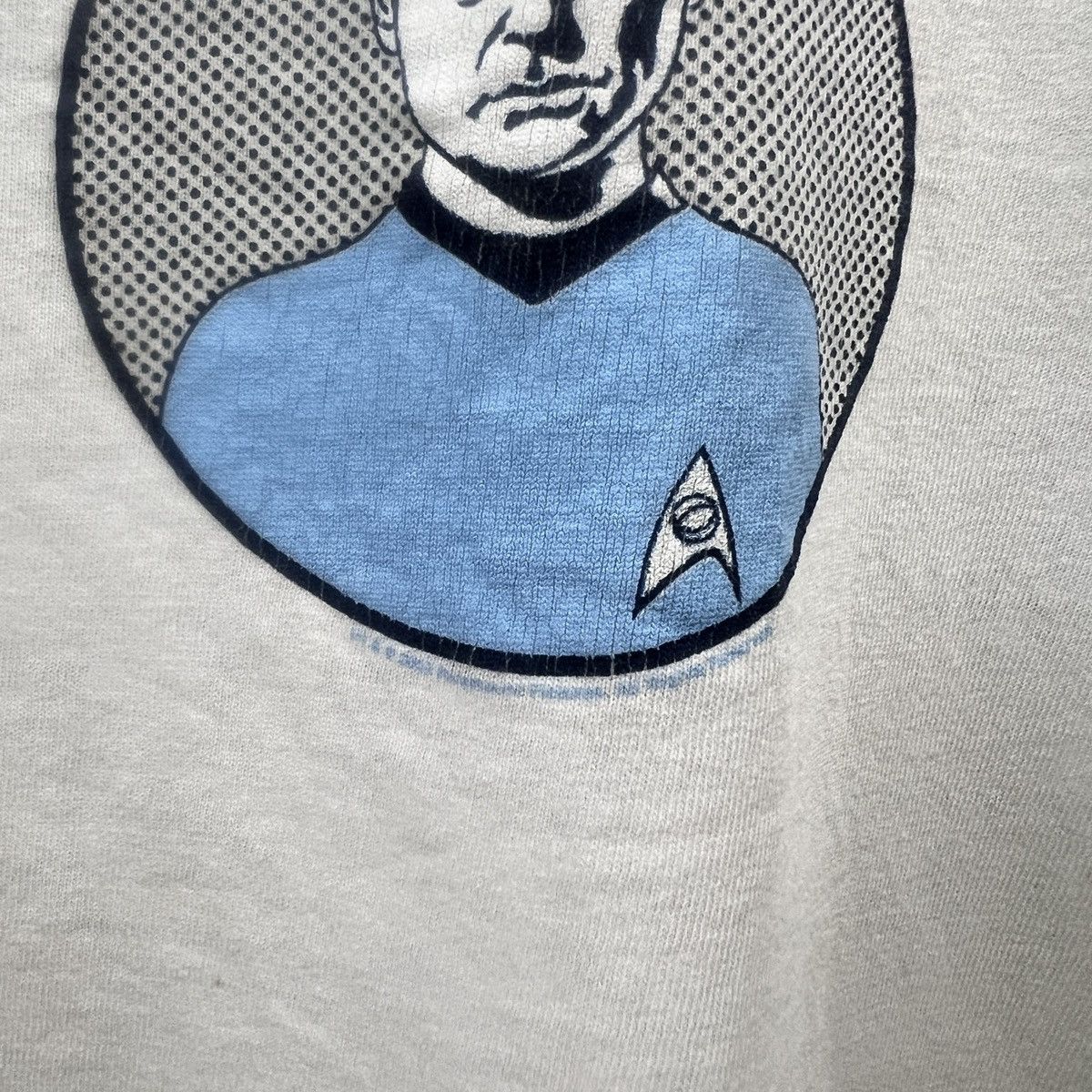 Vintage VTG STAR TREK RINGER DAMMIT JIM IM A DOCTOR TEE Size US XL / EU 56 / 4 - 4 Thumbnail