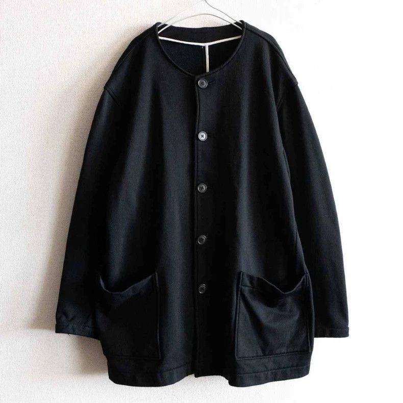 Yohji Yamamoto Yohji Yamamoto 1990s Yohji Yamamoto Black Wool Set Size US 32 / EU 48 - 2 Thumbnail