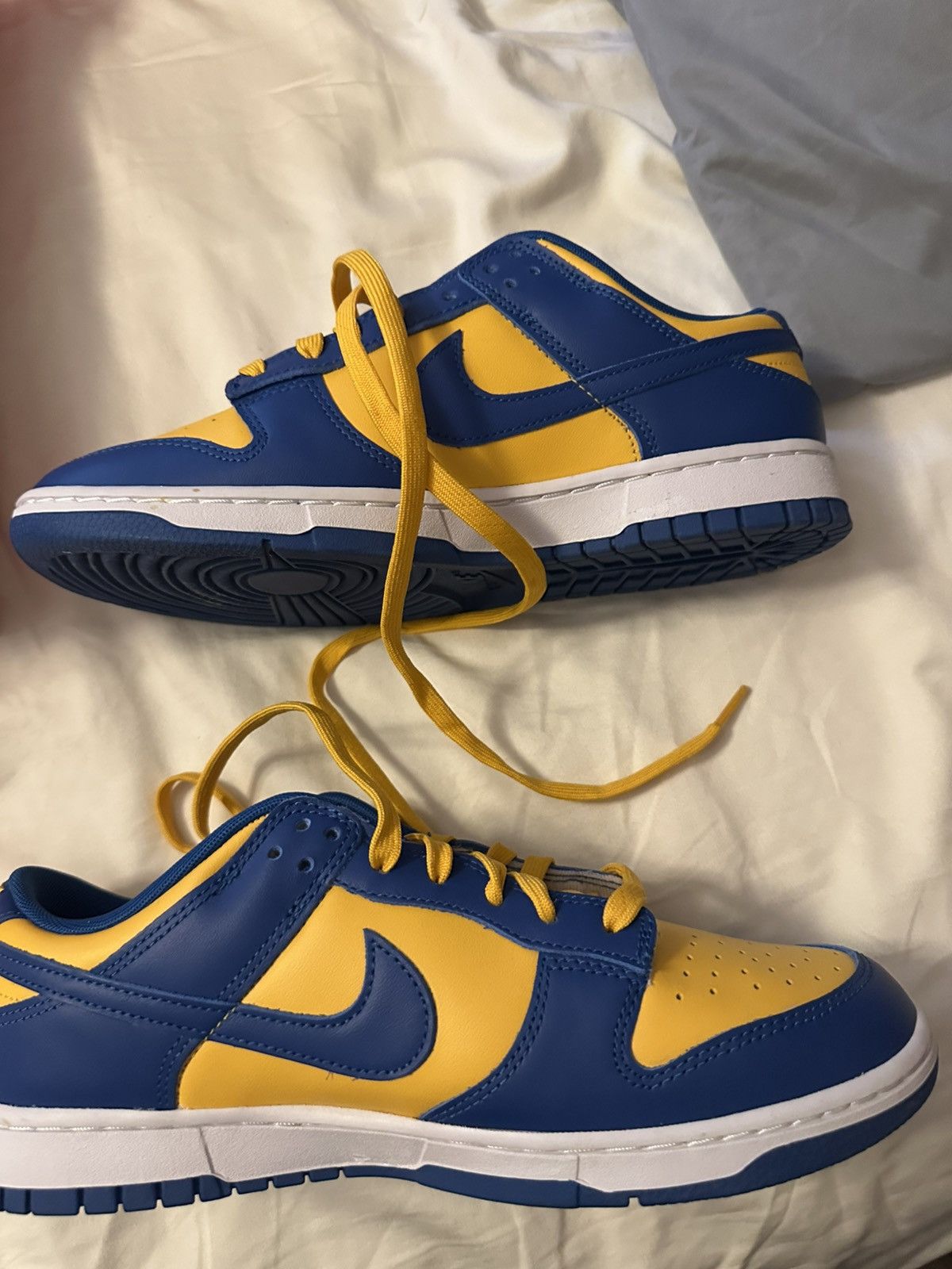 Nike Dunk 9.5 Yellow/Blue Size US 9.5 / EU 42-43 - 4 Thumbnail