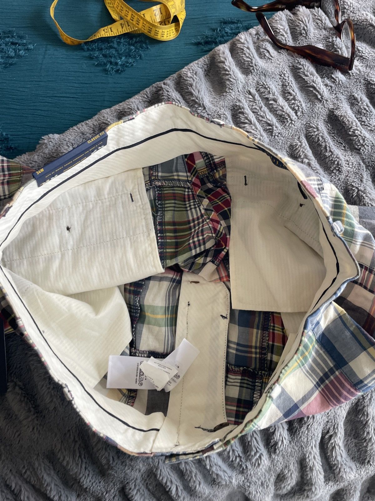 Polo Ralph Lauren Indian Madras Plaid shorts nwt 79.99 Size US 35 - 10 Thumbnail
