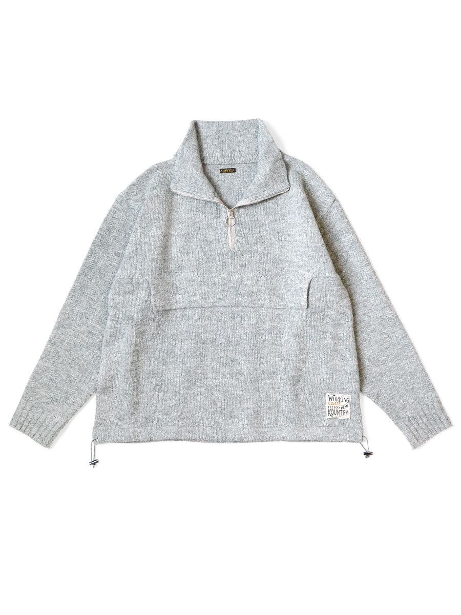 Kapital Kapital 5G Shetland Wool Half ZIP Anorak Sweater Size US S / EU 44-46 / 1 - 1 Thumbnail