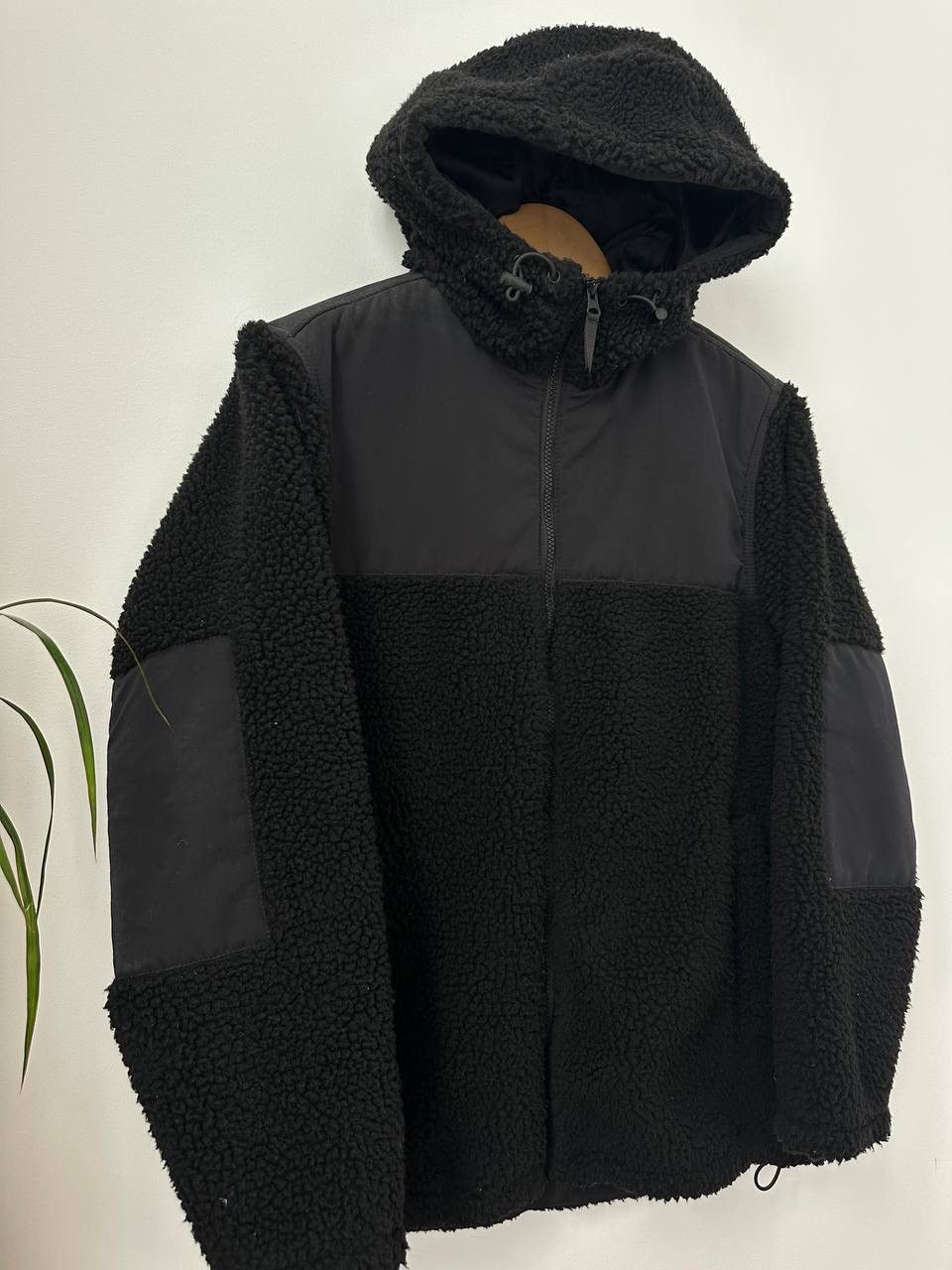 Japanese Brand × Vintage Vintage Teddy Black Fleece Faux Fur Stussy Style Jacket Size US M / EU 48-50 / 2 - 5 Thumbnail