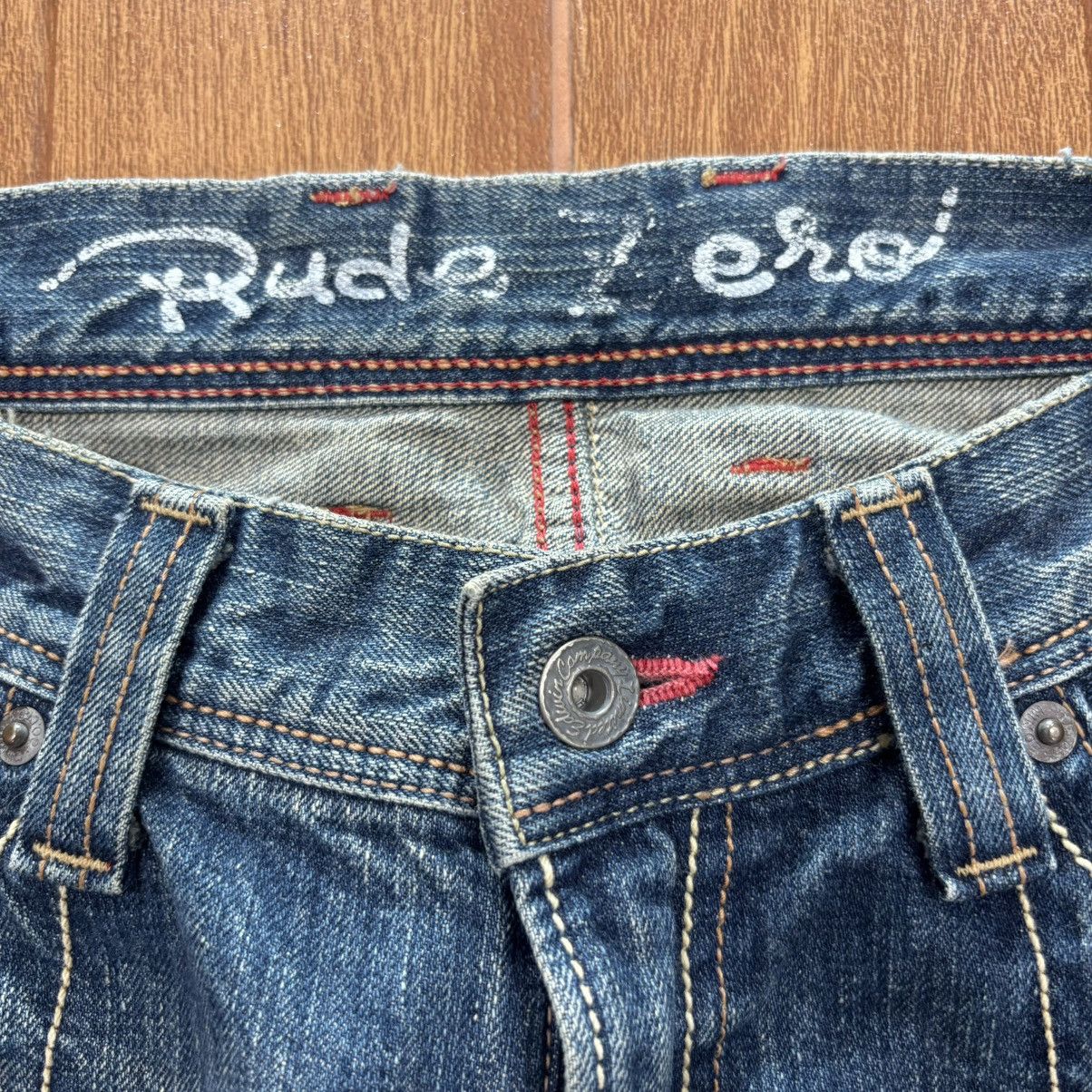 Edwin Edwin Flared Buckle Back Distressed Jeans Size US 32 / EU 48 - 7 Thumbnail