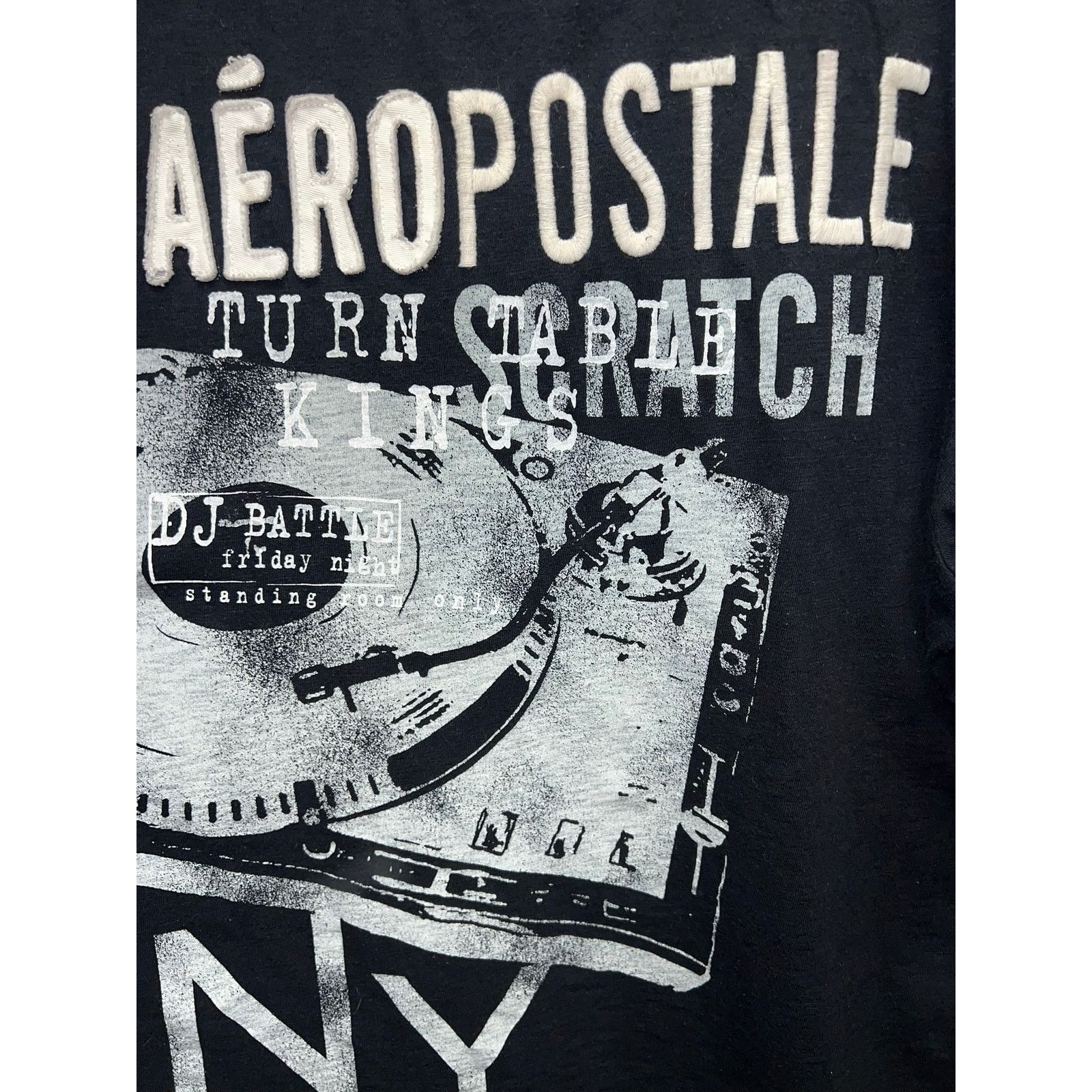 Vintage Aeropostale Turn Table Kings Shirt DJ Battle Music Tee XL Size US XL / EU 56 / 4 - 3 Thumbnail