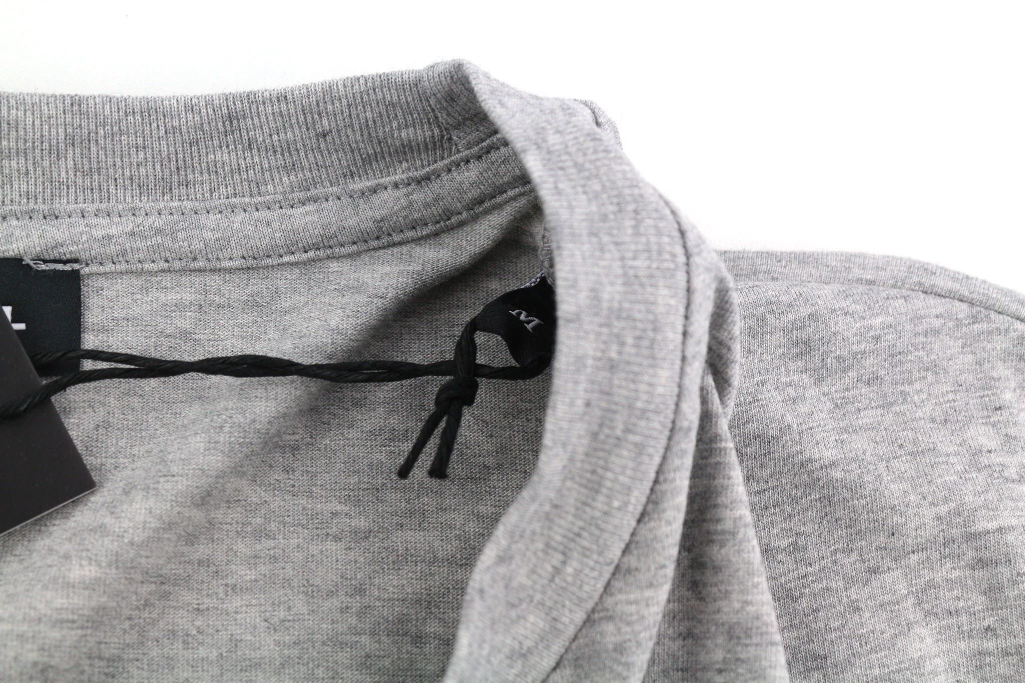 Diesel T-JUST-N45 M Crew Collar Melange Grey T-Shirt 40303 Size US M / EU 48-50 / 2 - 6 Thumbnail