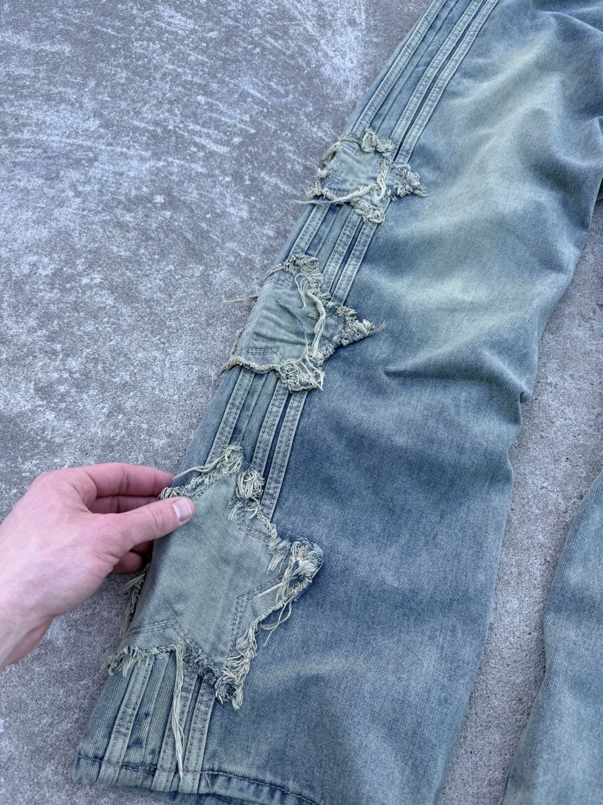 Other Vintage Y2K avantgarde streetwear affliction jeans Size US 30 / EU 46 - 5 Thumbnail